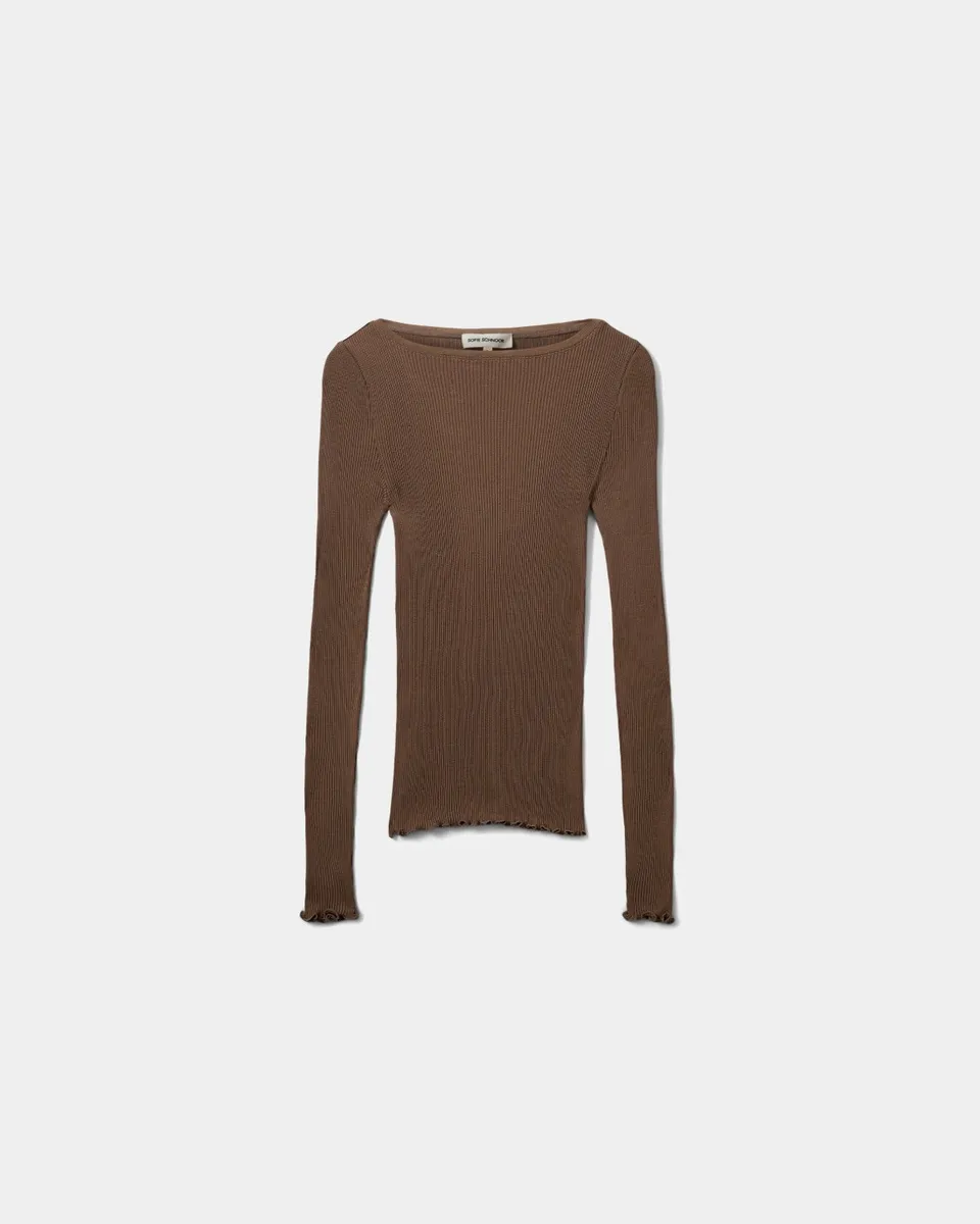sofie-schnoor-women-irisasw-langarmshirt-seide-braun image 1
