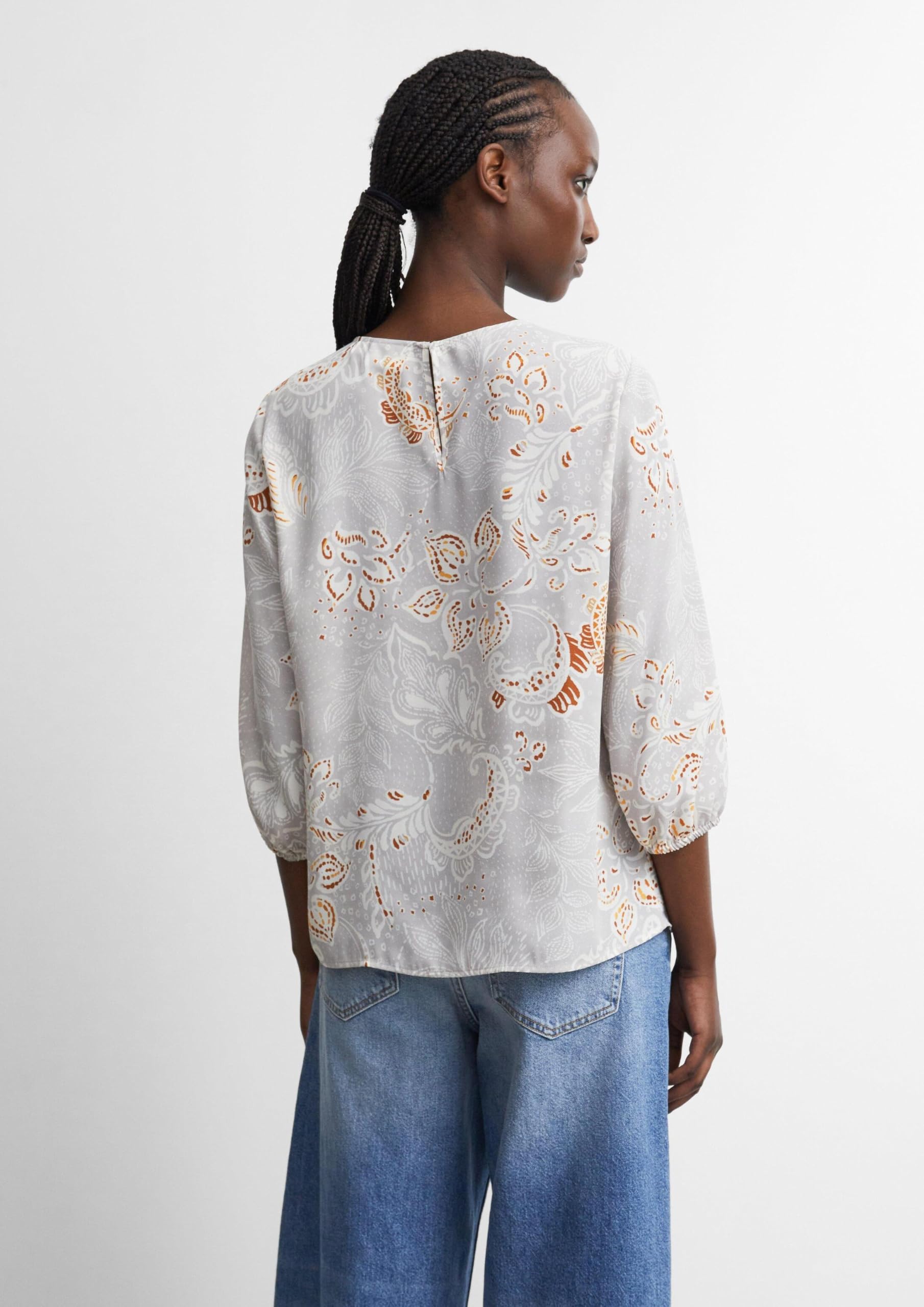 comma-blouses-all-over-print-bluse-3-4-arm-gr-e-32 image 7