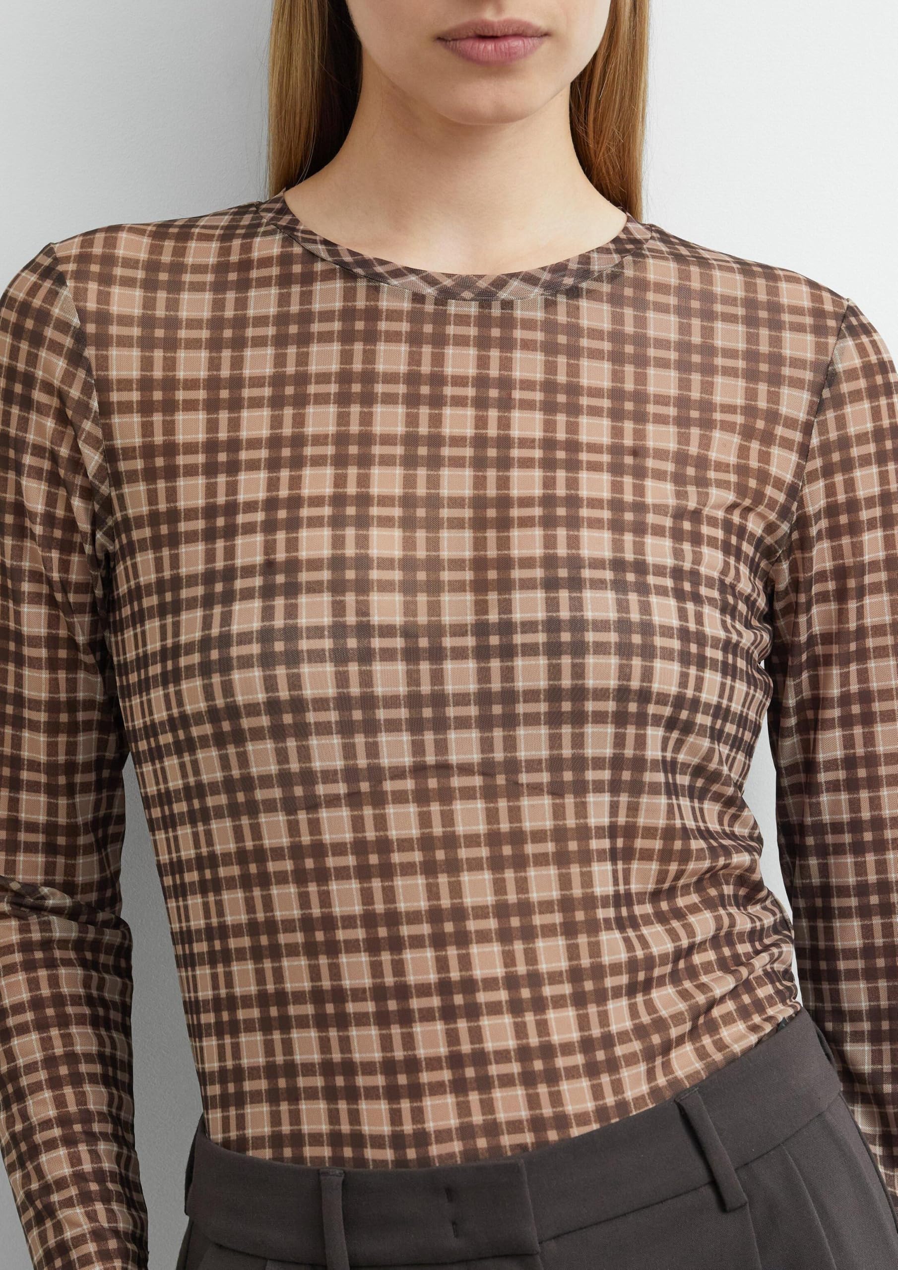 comma-tops-longsleeve-mesh-gr-32-karo-slim image 3