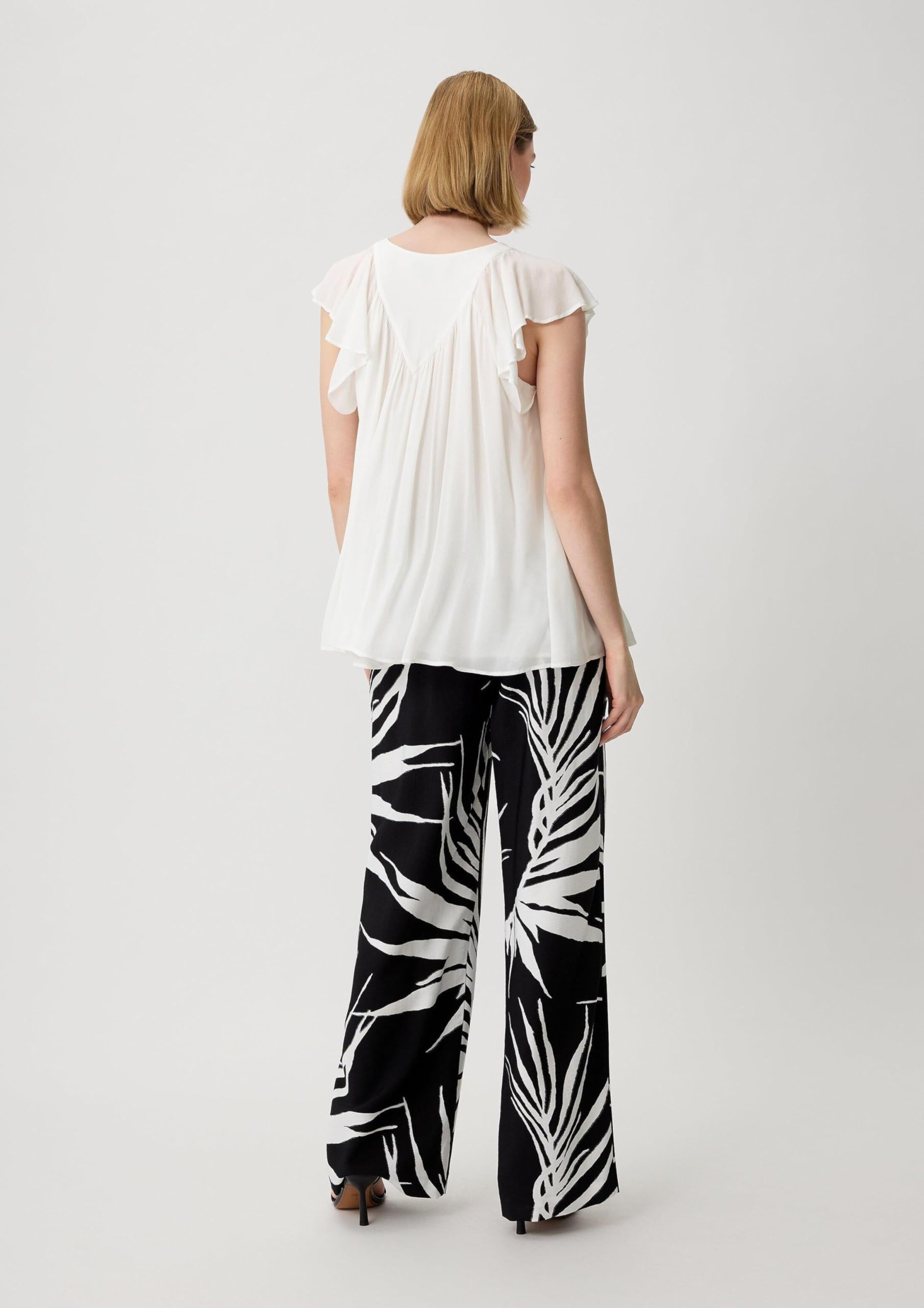 comma-cr-pe-bluse-damen-bluse-gr-40-viskose-raffung image 7