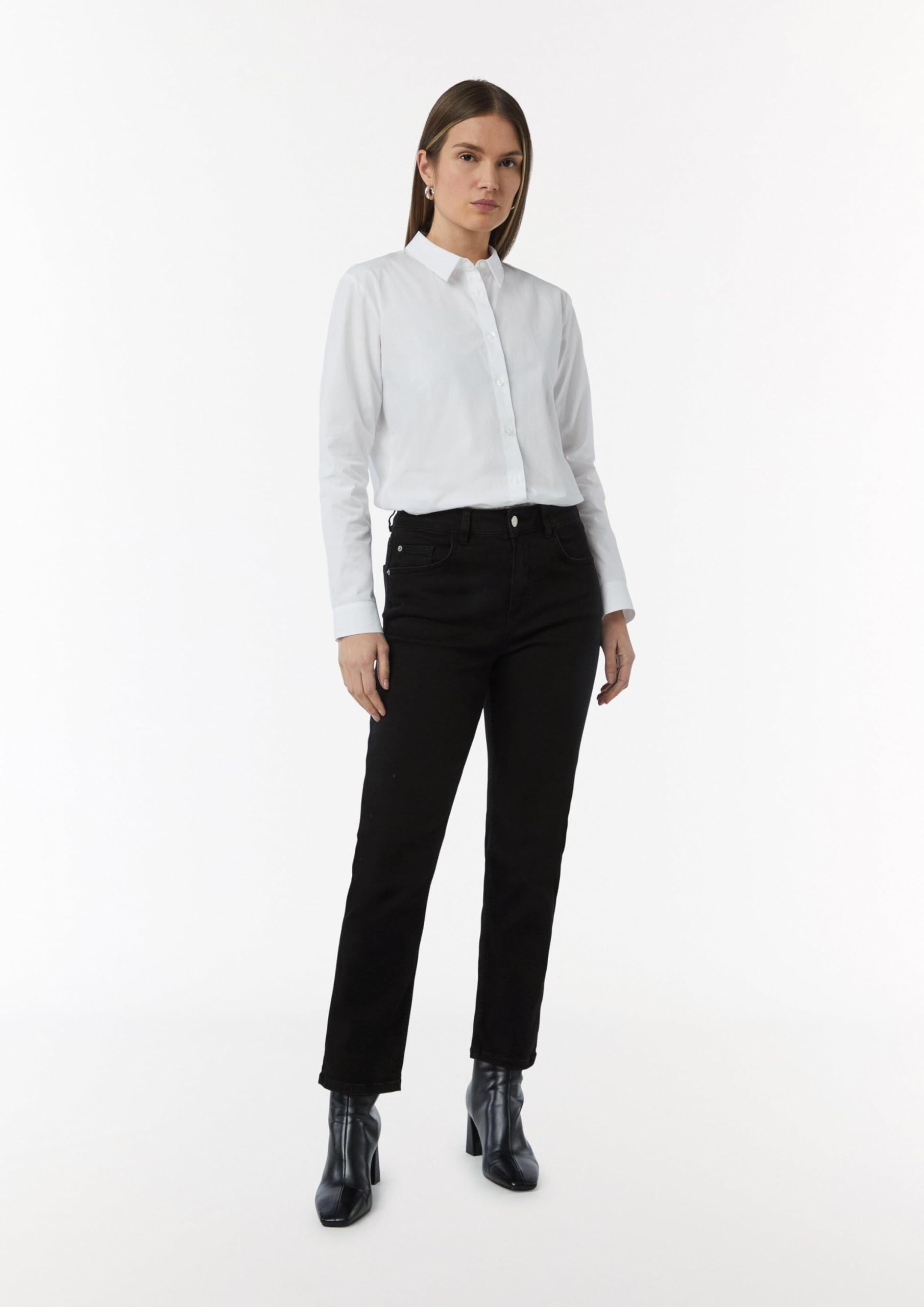 comma-ankle-jeans-flared-leg-schwarz image 6