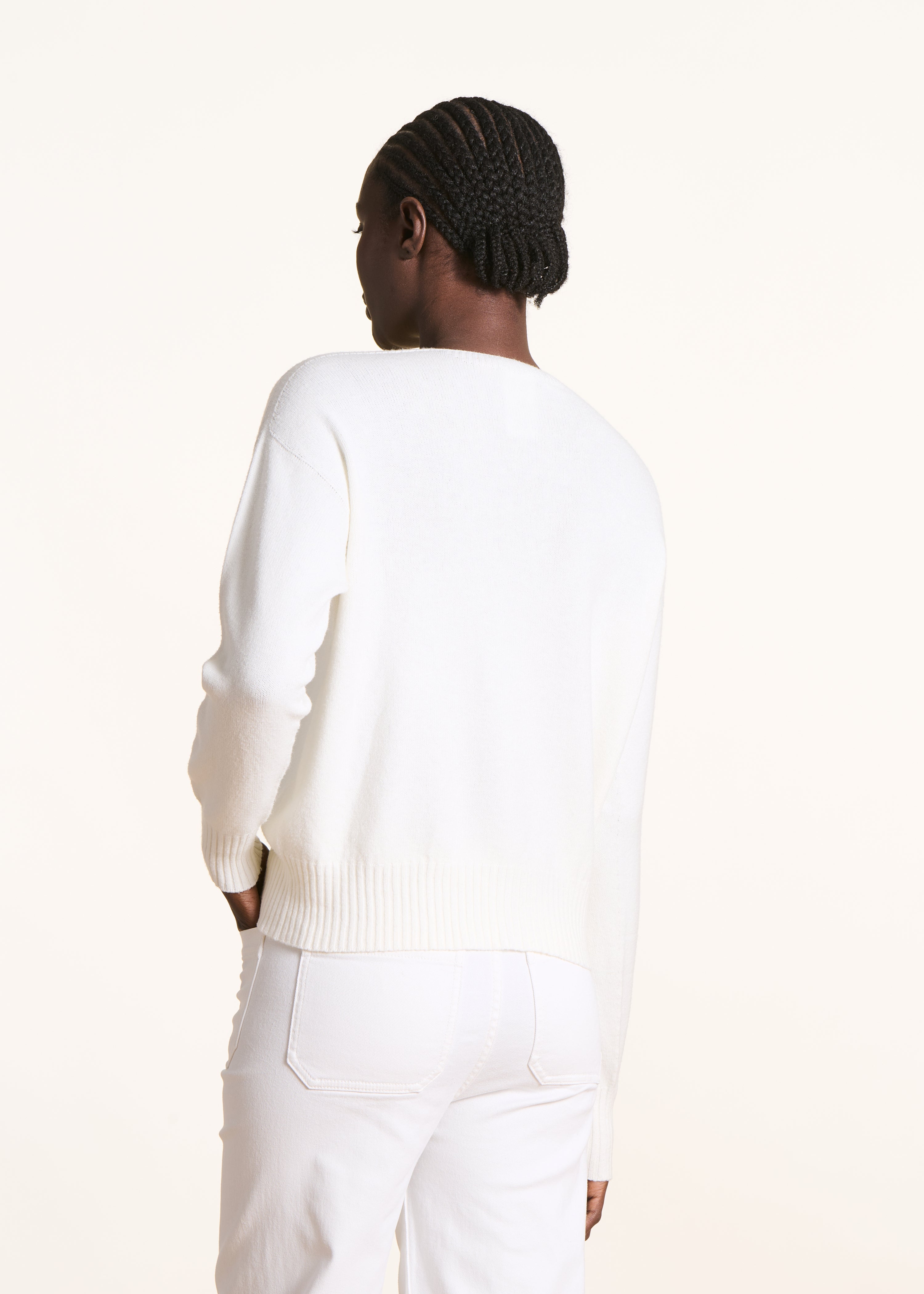 la-f-e-marabout-e-zolara-pullover-ecru-v-ausschnitt-wollmix image 3