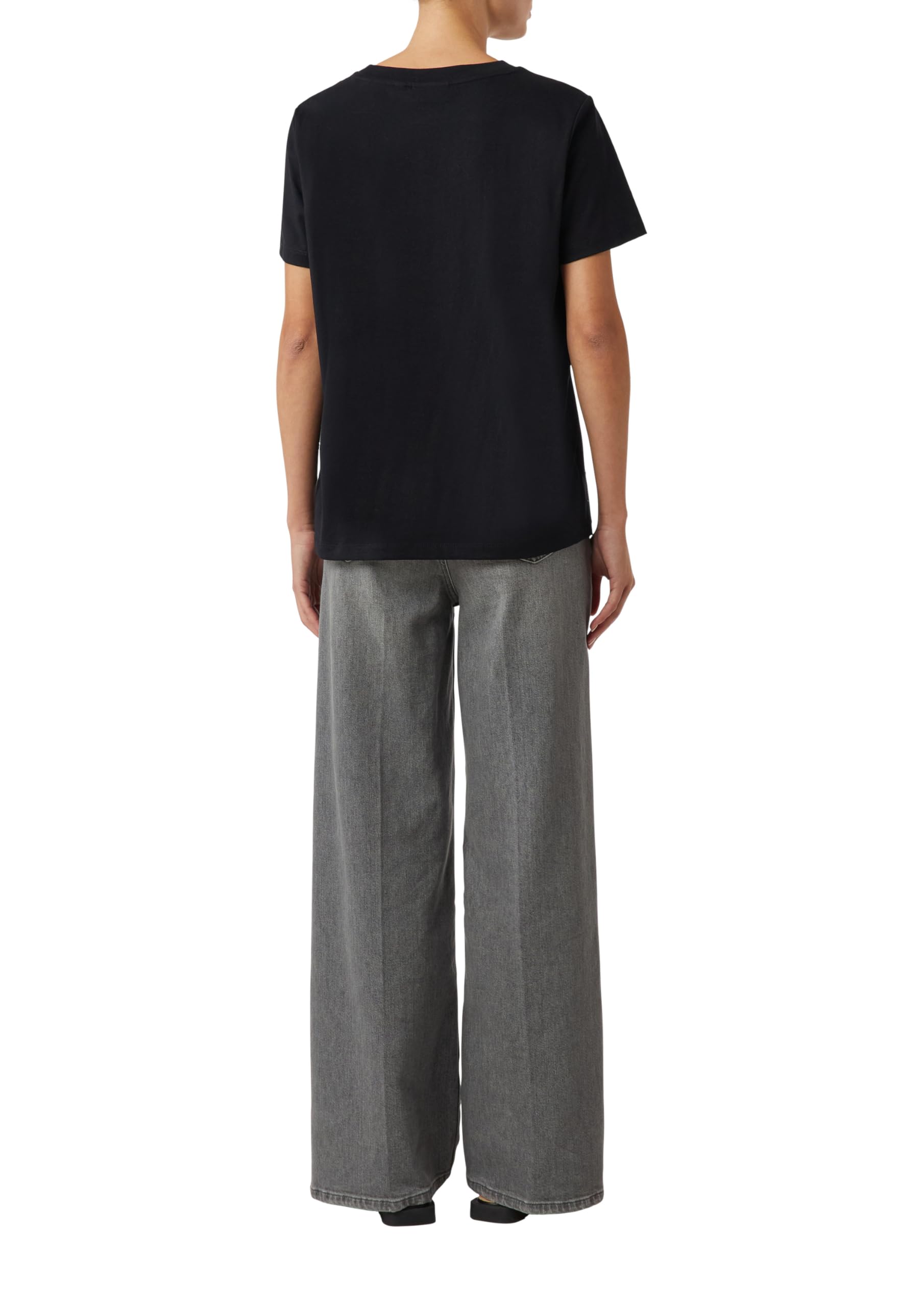 comma-t-shirt-kurzarm-schmucksteine-schwarz-34-38 image 2