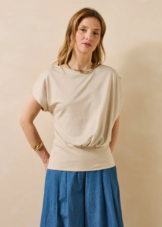 la-f-e-marabout-e-facteur-t-shirt-bio-baumwolle-beige image 1
