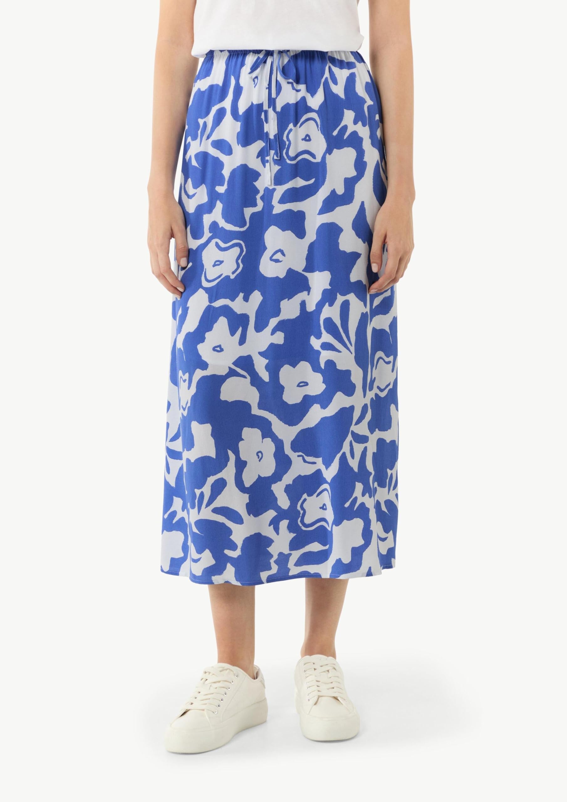 comma-midi-rock-mit-all-over-print-viskose image 5