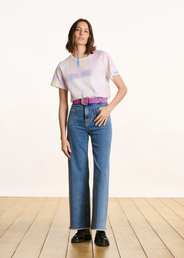 la-f-e-marabout-e-jeans-flare-hell-high-waist-bio image 1