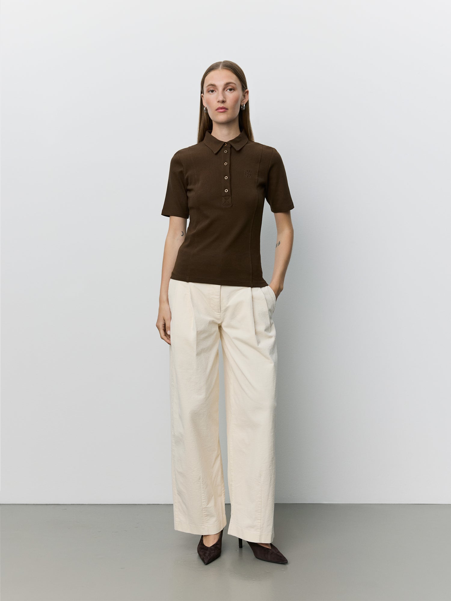 sofie-schnoor-women-corliesw-cordhose-off-white-high-waist image 2