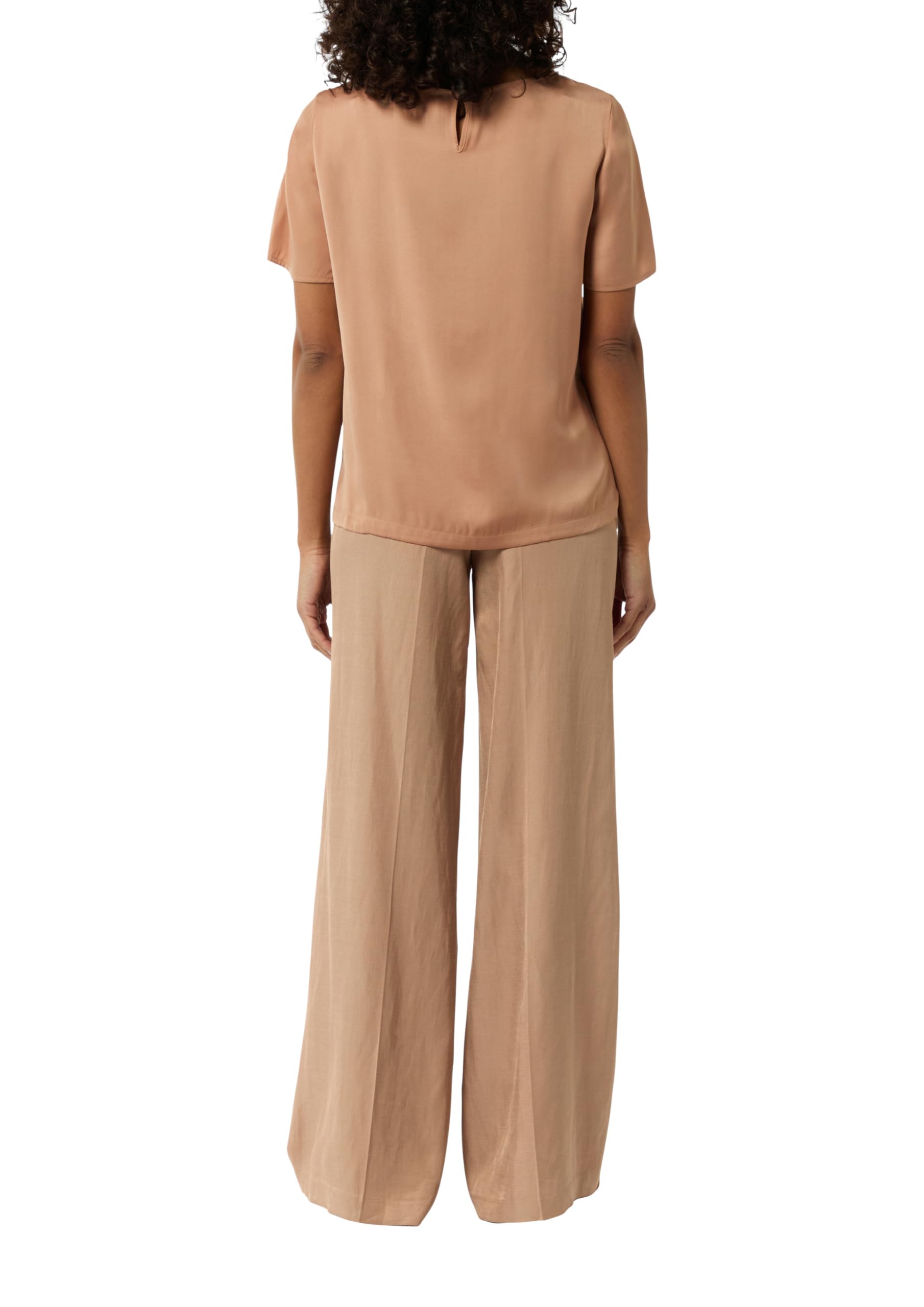 comma-blouses-satinshirt-relaxed-fit-koralle image 2