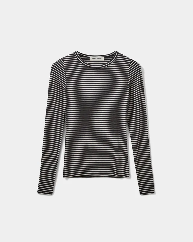 sofie-schnoor-women-petriciasw-langarmshirt-schwarz-gestreift image 1