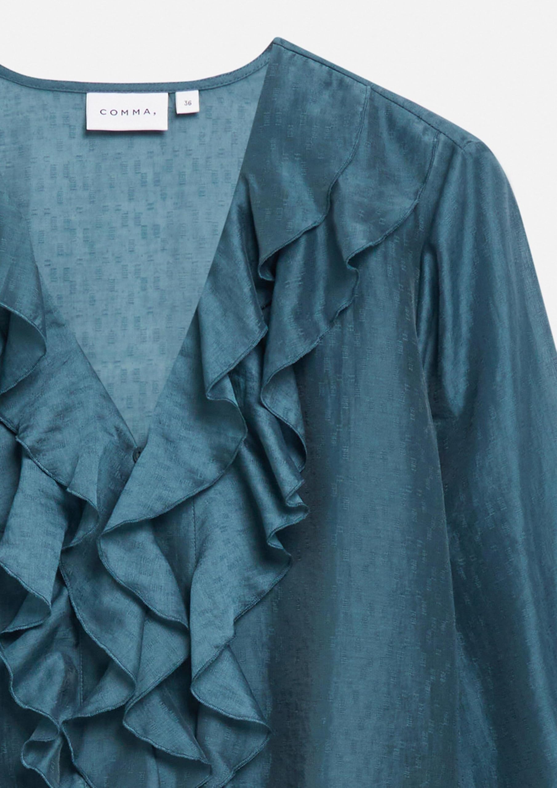 comma-blouses-bluse-jacquard-v-ausschnitt-gr-e-44 image 5