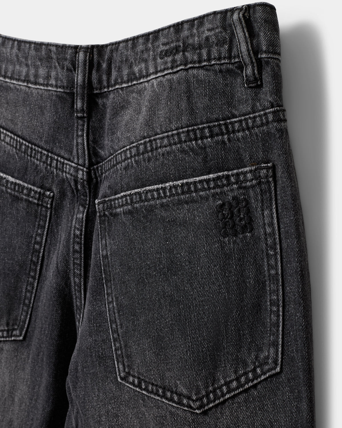 sofie-schnoor-women-napolisw-high-waist-jeans-washed-black image 8