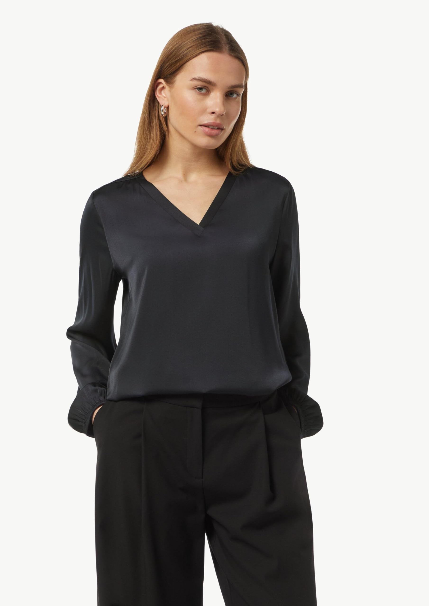 comma-satin-bluse-v-ausschnitt-gr-e-34-elastisch image 7