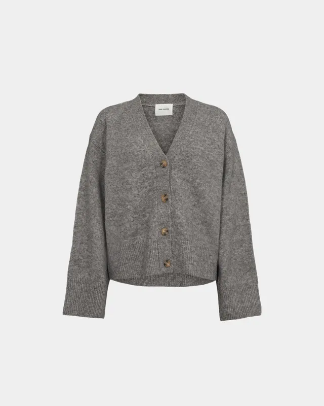 sofie-schnoor-levasw-cardigan-strickjacke-grau-meliert-wolle image 1