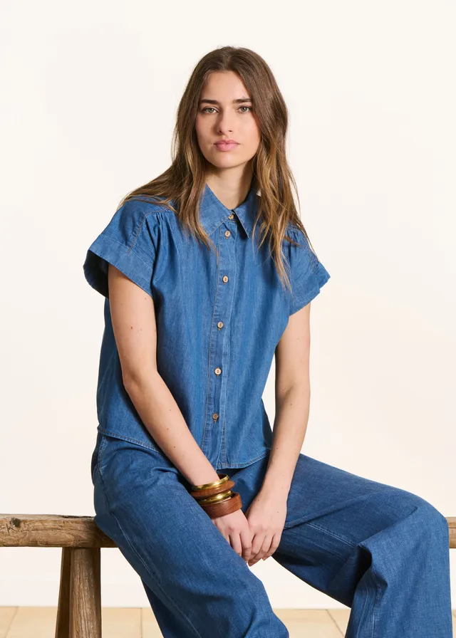 la-f-e-marabout-e-felice-jeansbluse-blau-gr-38-kurz image 1