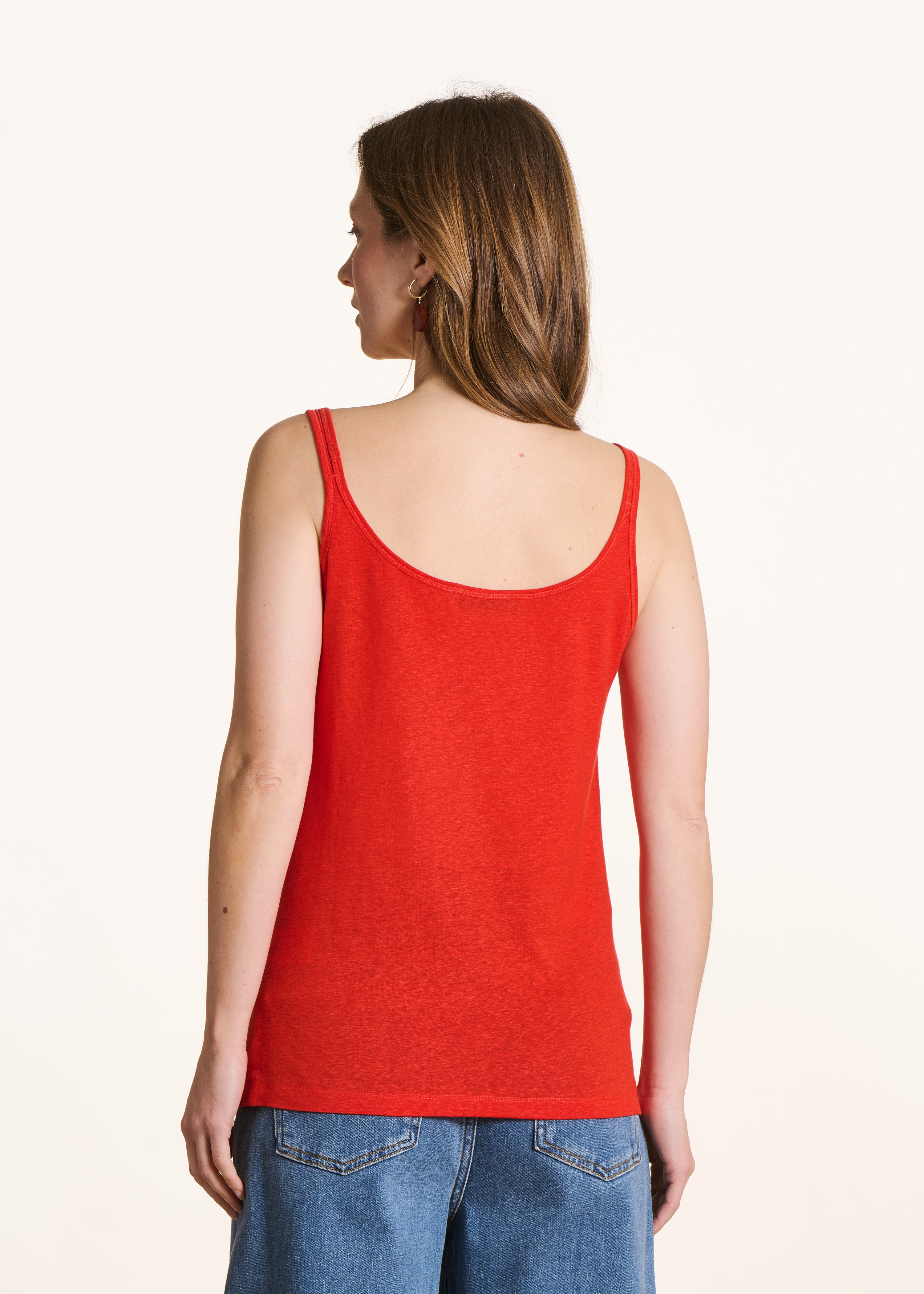la-f-e-marabout-e-tops-t-shirts-top-jaspe-rot-spaghettitr-ger image 3