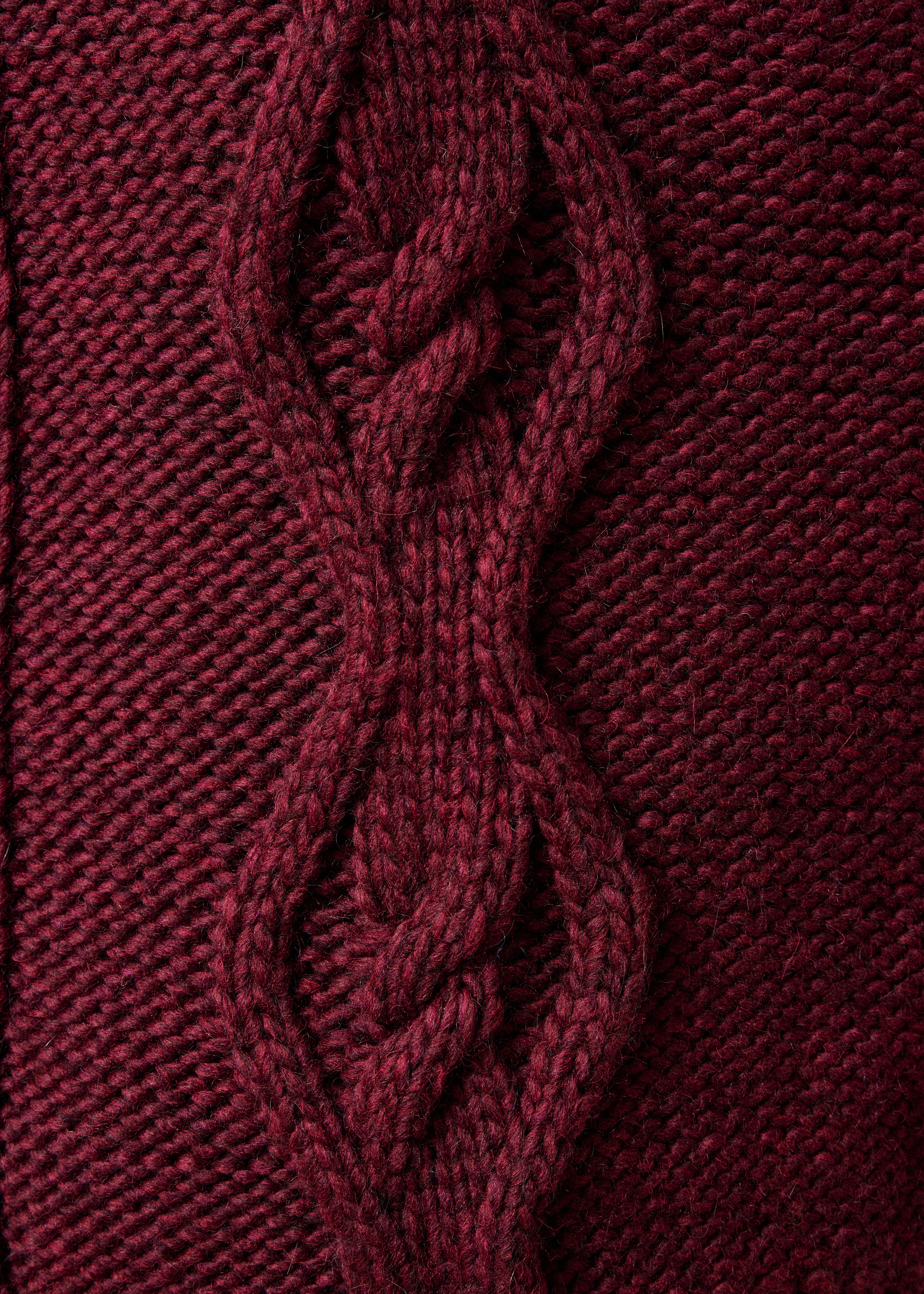 la-f-e-marabout-e-genri-pullover-bordeaux-kurzarm image 4