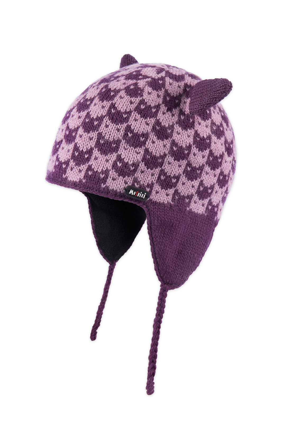 moshiki-candy-hakku-flap-small-strickm-tze-grau-gr-52-wolle image 2