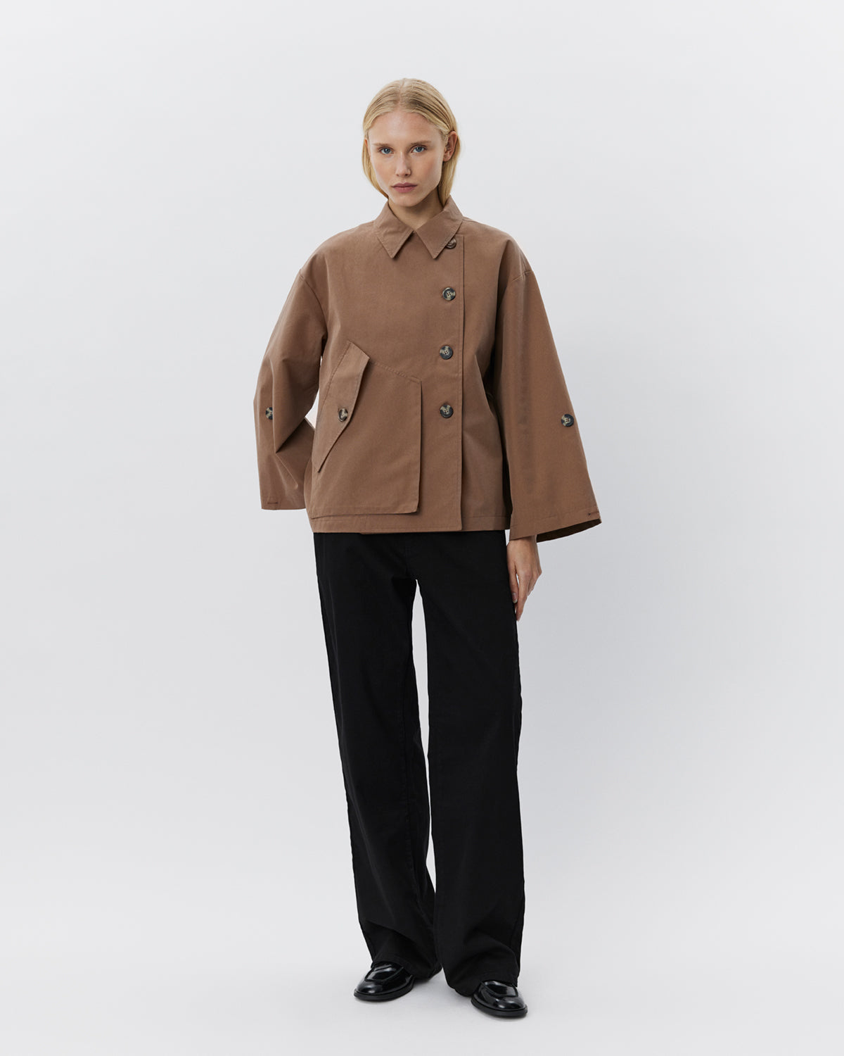 sofie-schnoor-women-agathasw-jacke-braun-baumwolle image 2