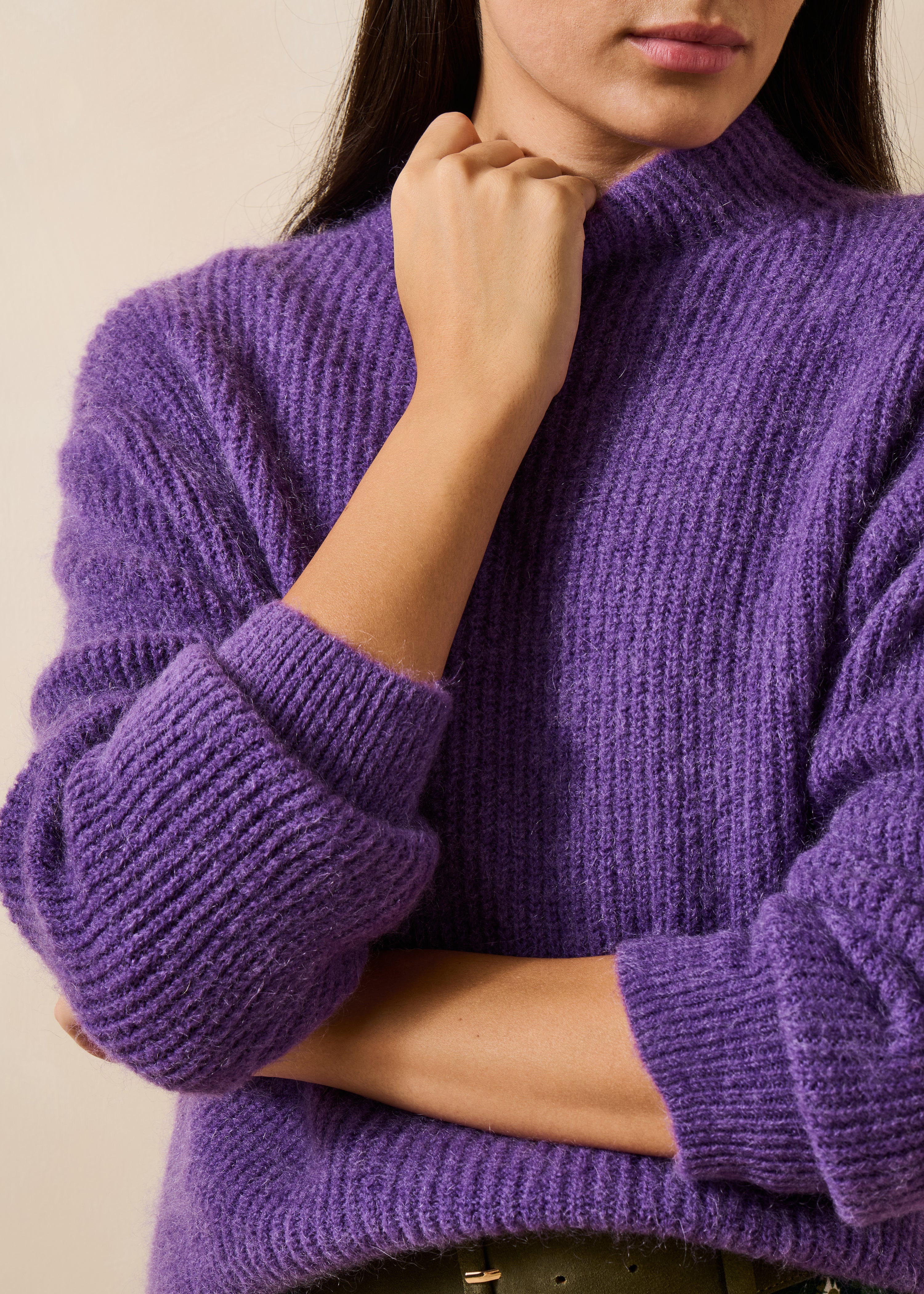 la-f-e-marabout-e-galabi-pullover-damen-violett-wolle image 5