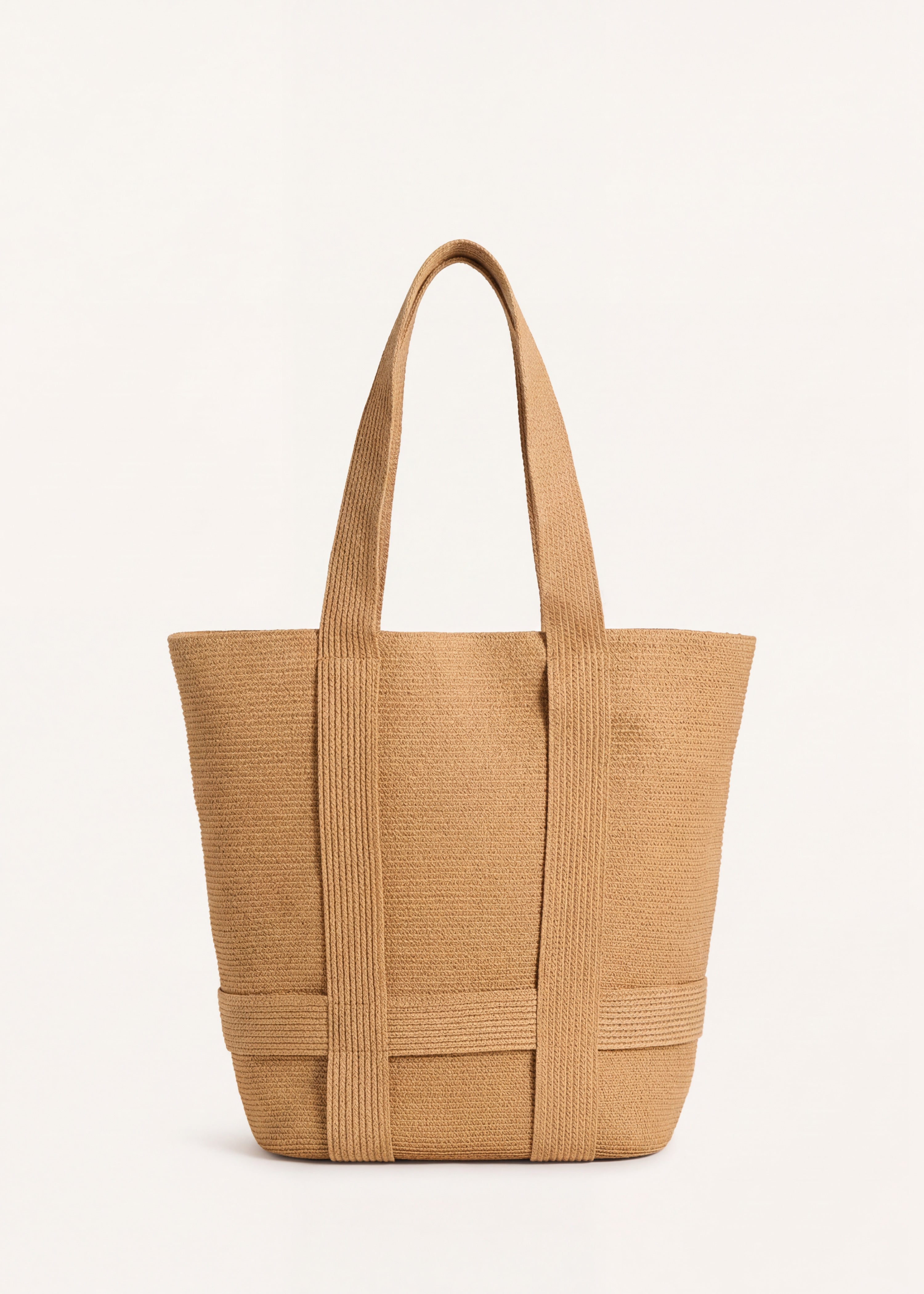 la-f-e-marabout-e-filma-shopper-beige-stroh-strandtasche image 3