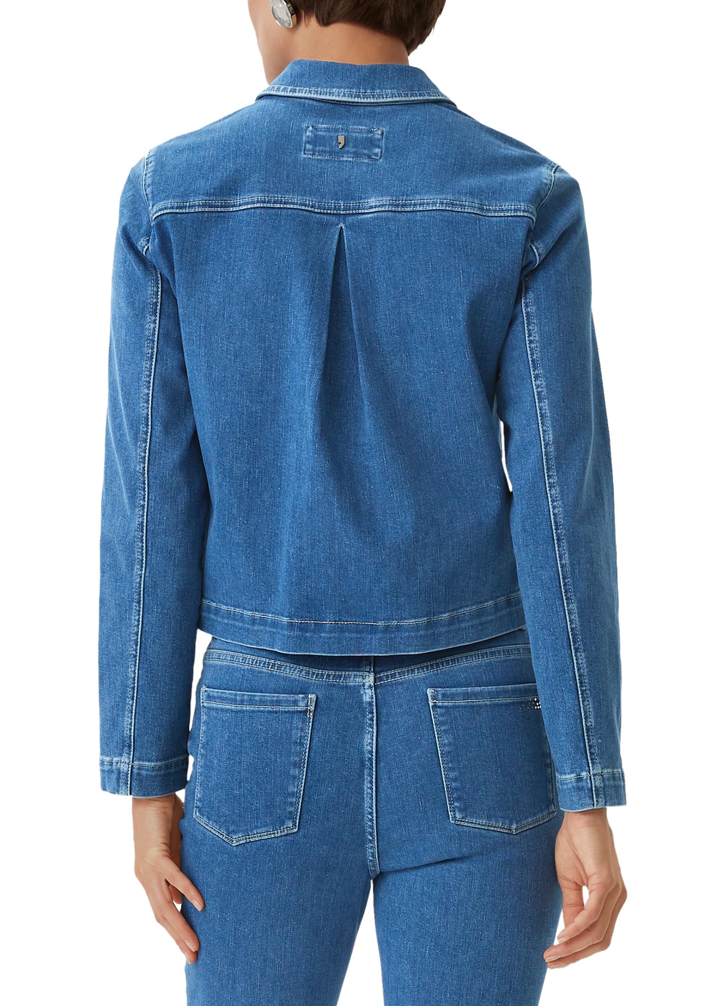 comma-jeansjacke-baumwollmix-jacke-blau image 2