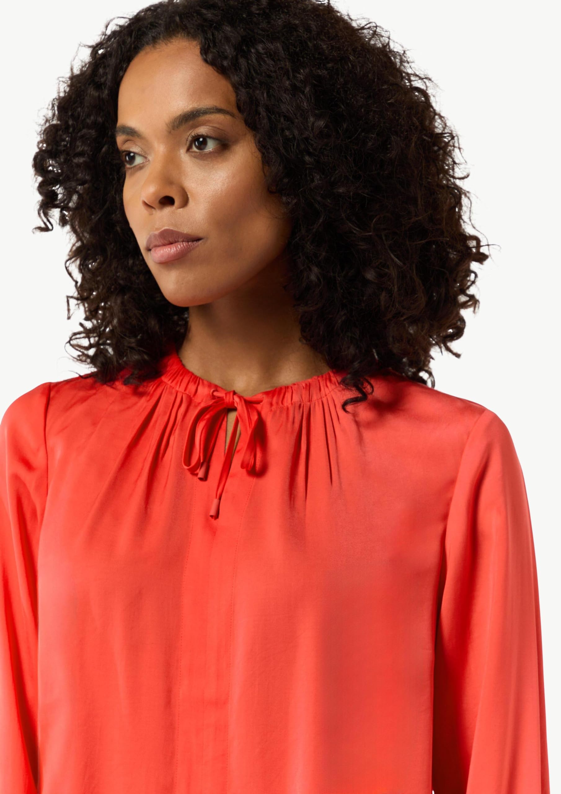 comma-tunikabluse-satin-relaxed-fit-damen image 3