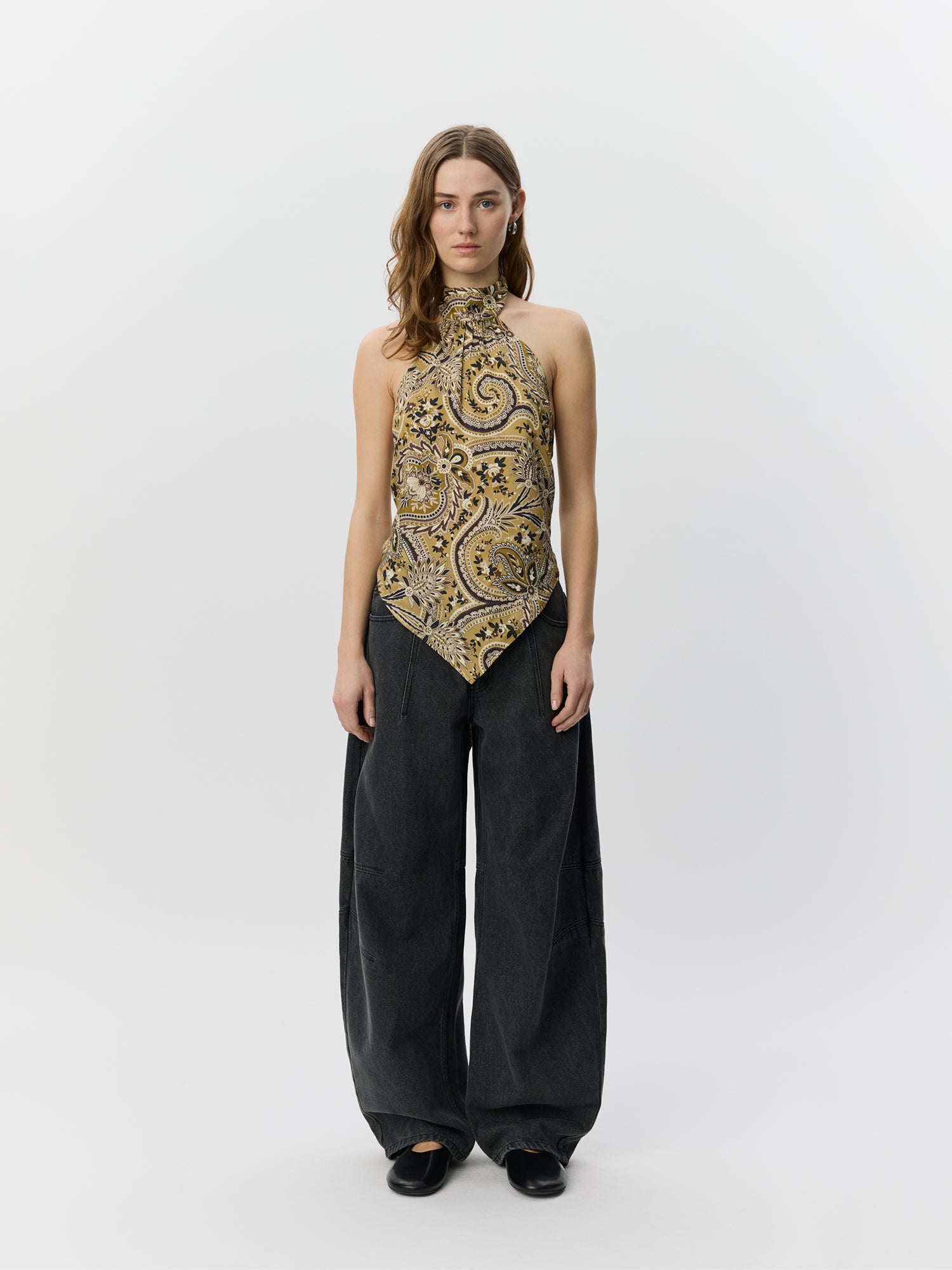 sofie-schnoor-raesw-neckholder-top-paisley-bronze image 2