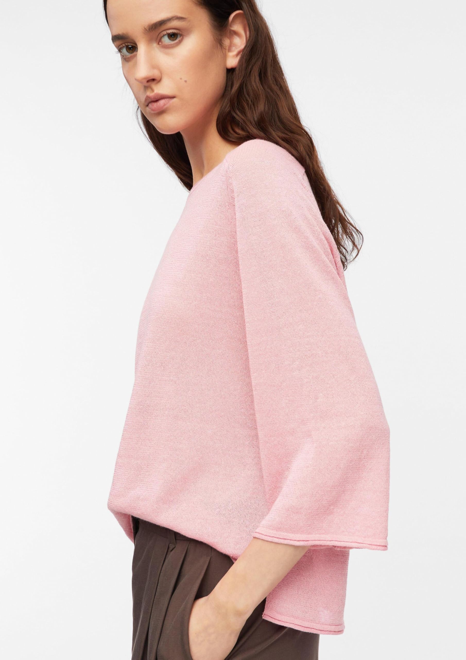 comma-feinstrick-pullover-damen-gr-42-3-4-arm-rosa image 5