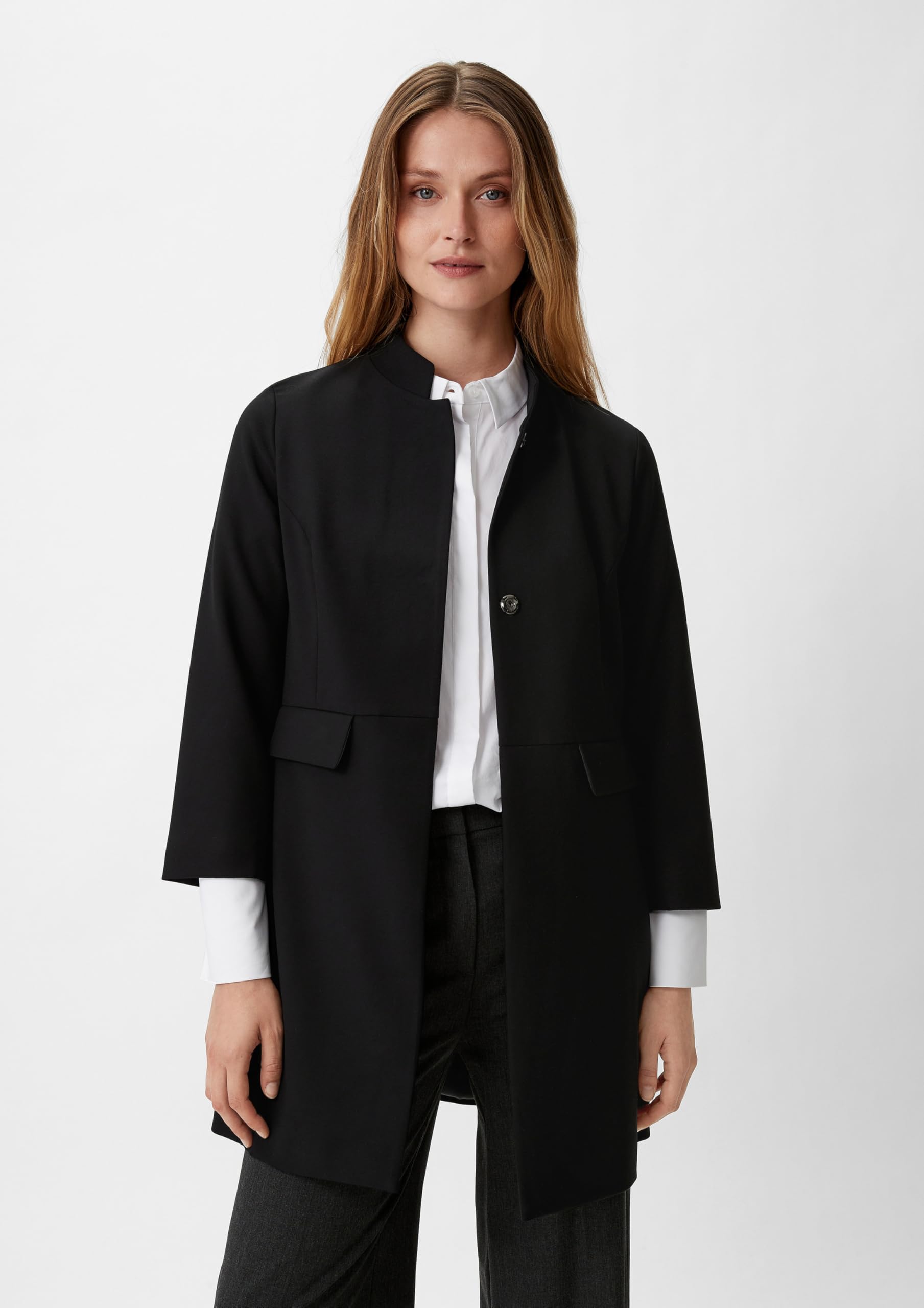 comma-blazer-mit-stehkragen-damen-blazer-elegant image 5