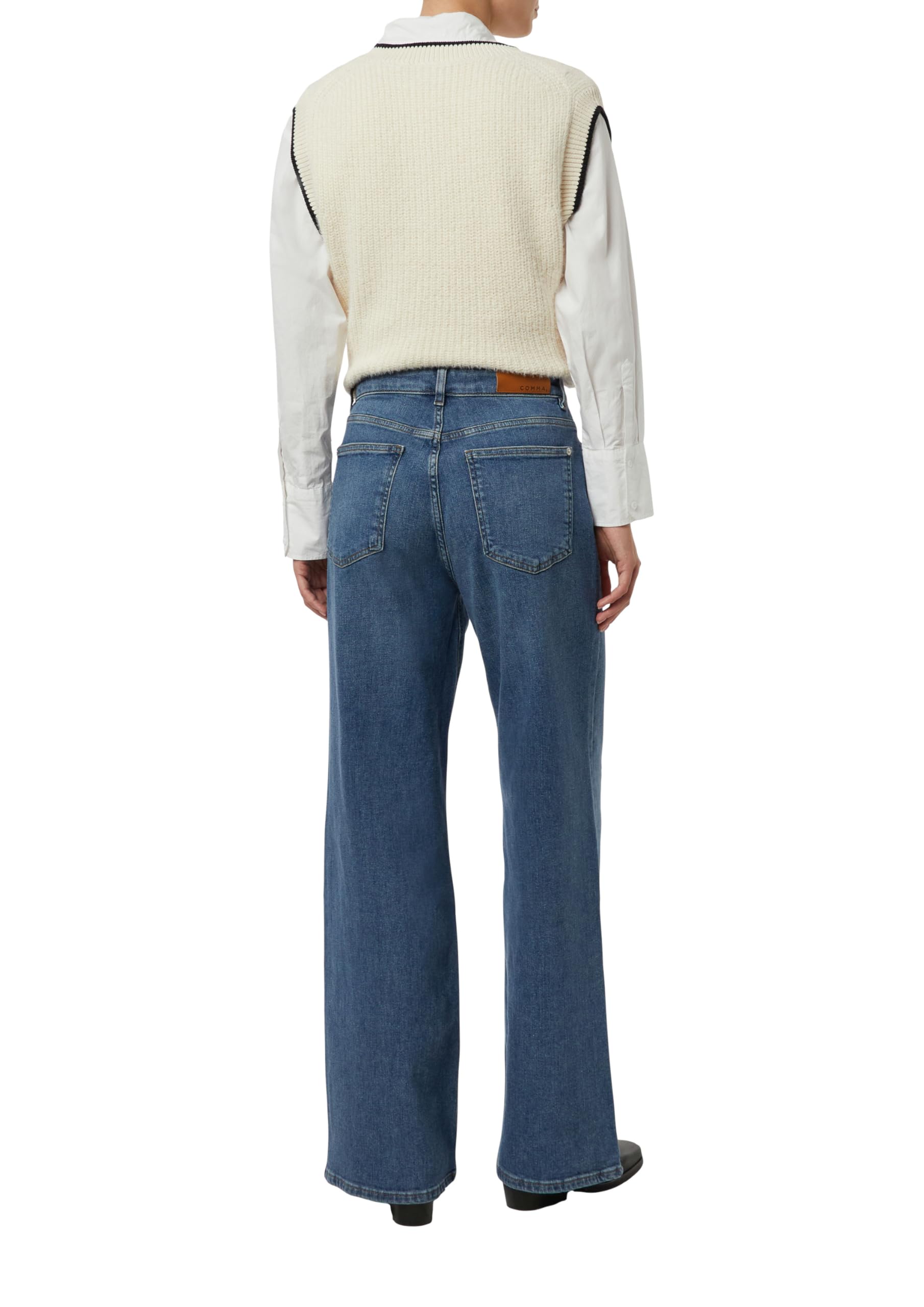 comma-jeans-wide-leg-elastische-damen-jeanshose-gr-e-42 image 2