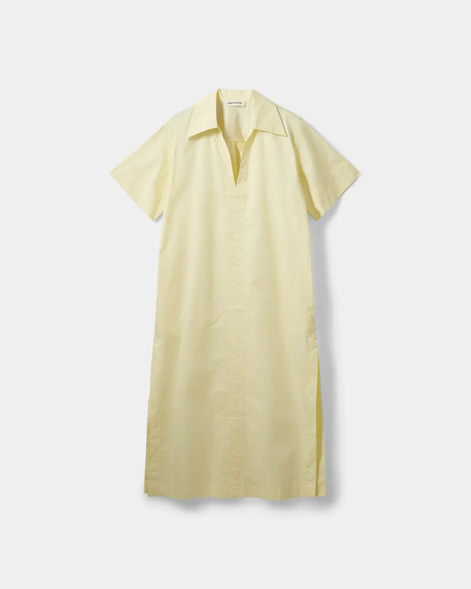 sofie-schnoor-asanasw-hemdkleid-hellgelb-baumwolle image 1