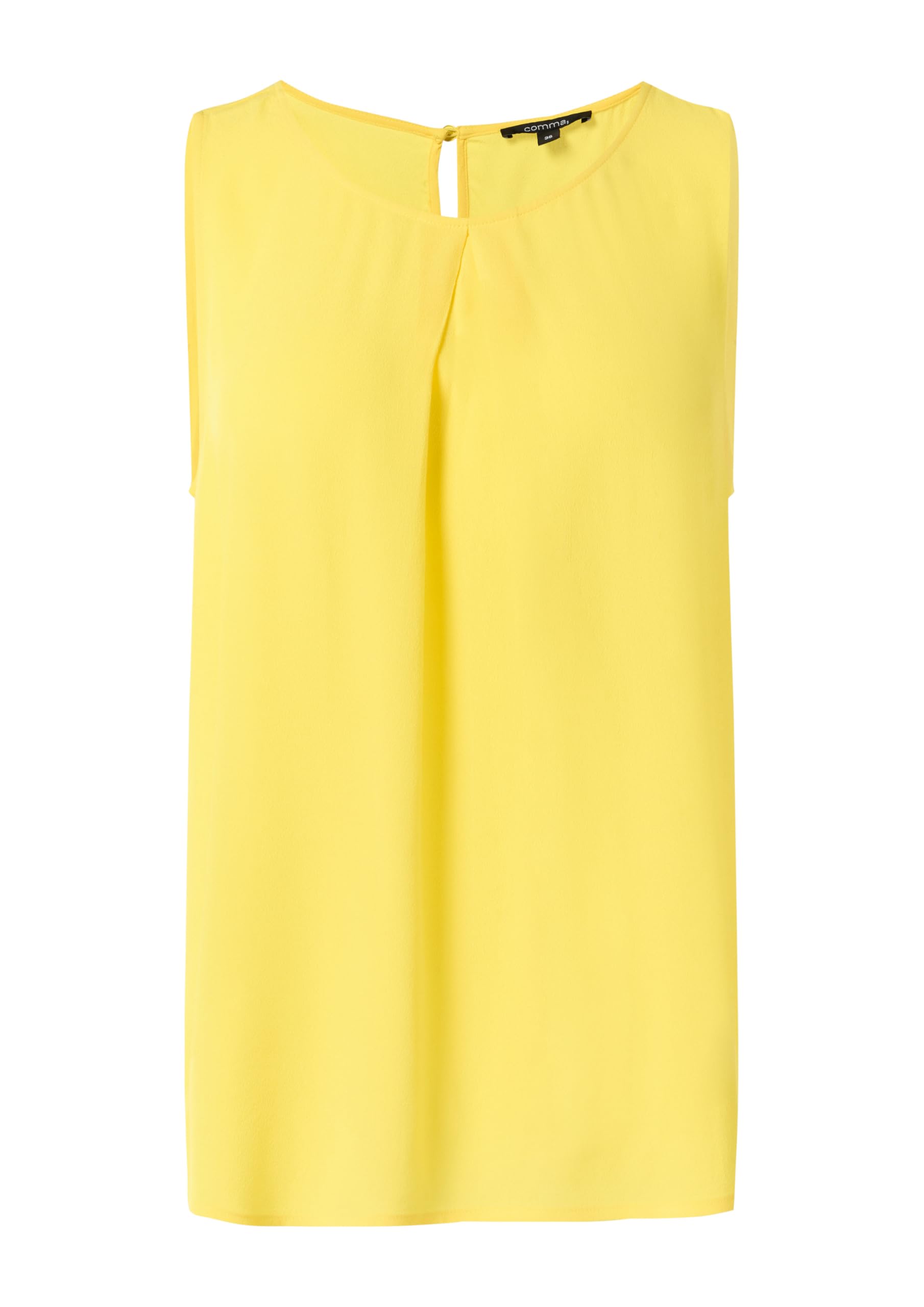 comma-t-shirt-2148537-zitrone-shirt-crepe-gr-38 image 3