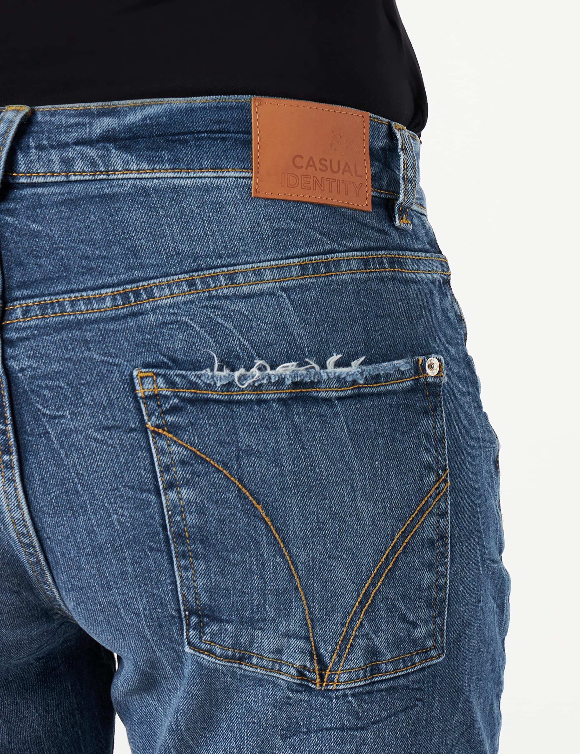 comma-freizeithose-damen-32-lang-royalblau-hoher-bund image 5