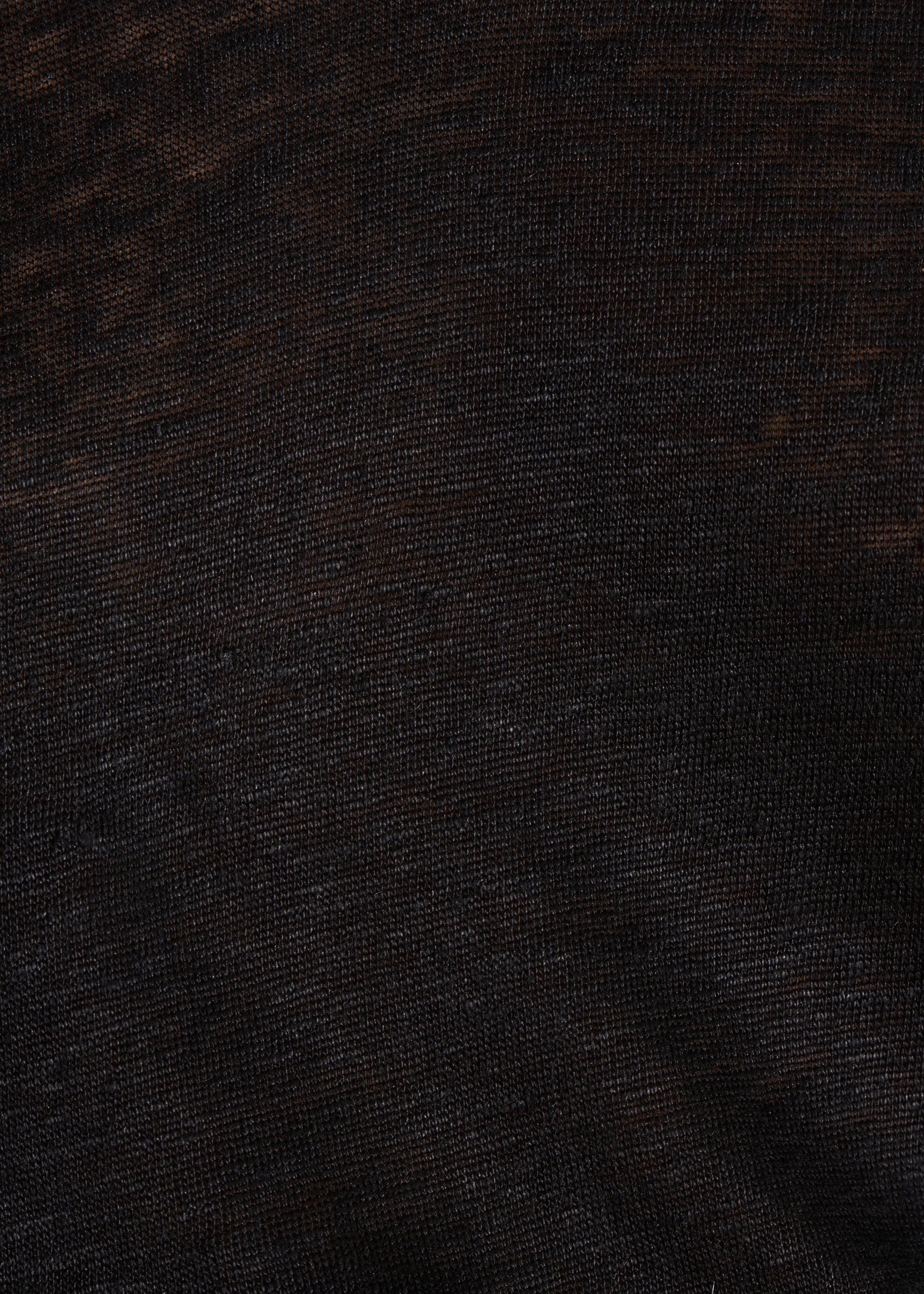 la-f-e-marabout-e-tops-davia-t-shirt-schwarz-leinen image 4