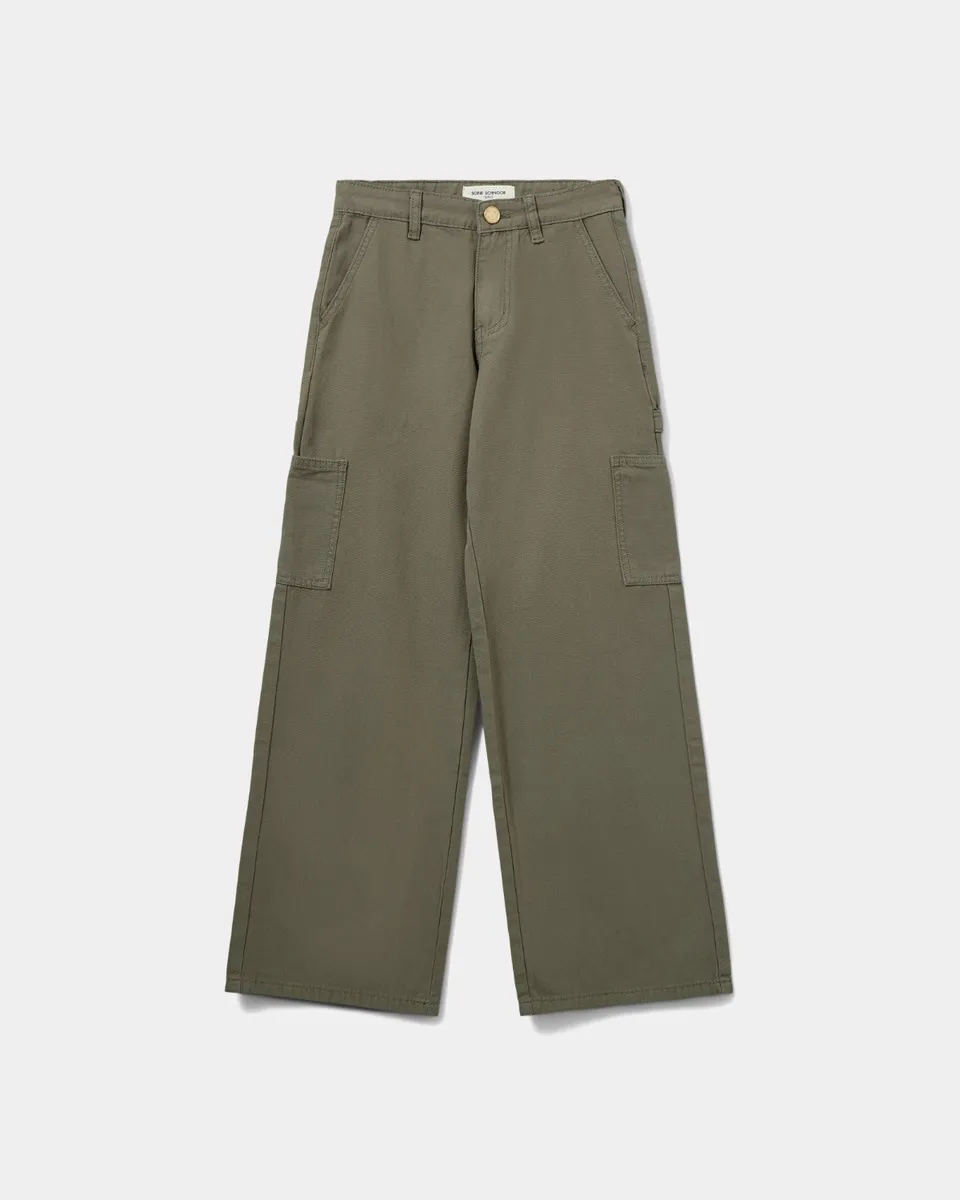 sofie-schnoor-young-gittesy-hose-army-green-baumwolle image 1