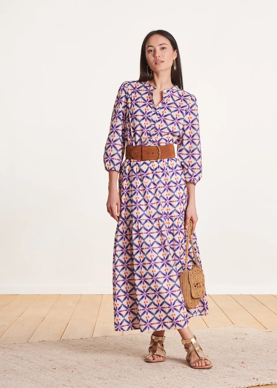 la-f-e-marabout-e-robes-maxikleid-violett-voile-gr-38 image 1