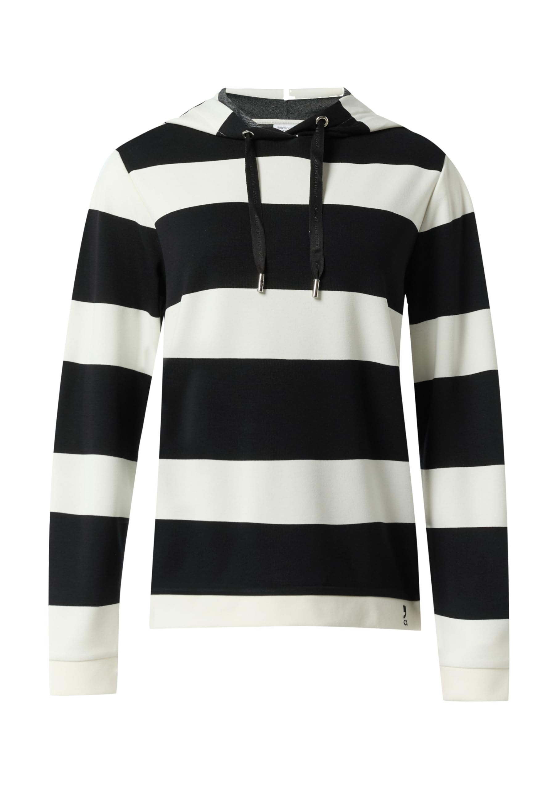 comma-sweatshirt-kapuze-blockstreifen-schwarz-34 image 3