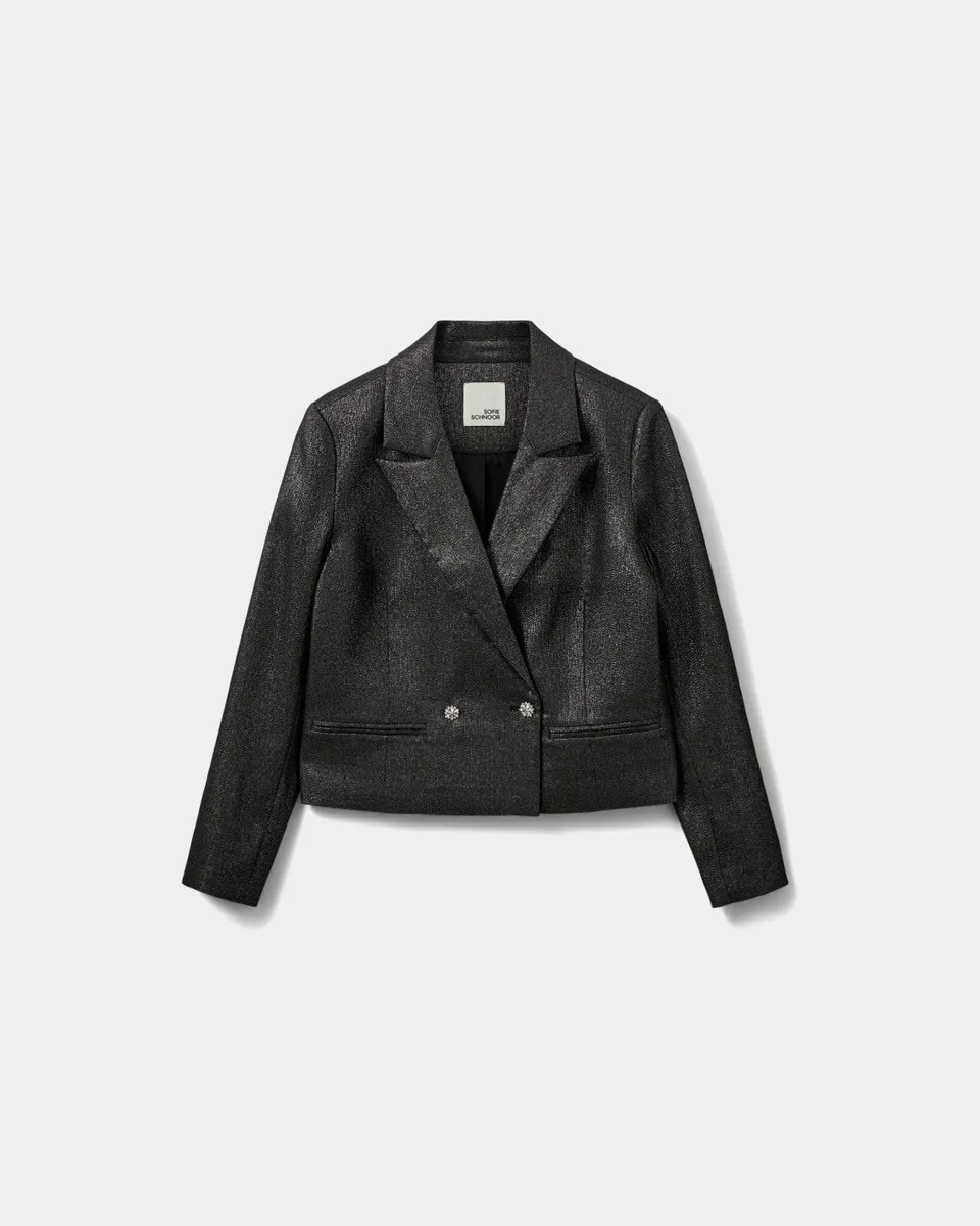 sofie-schnoor-women-imogensw-blazer-cropped-black-glitter image 1