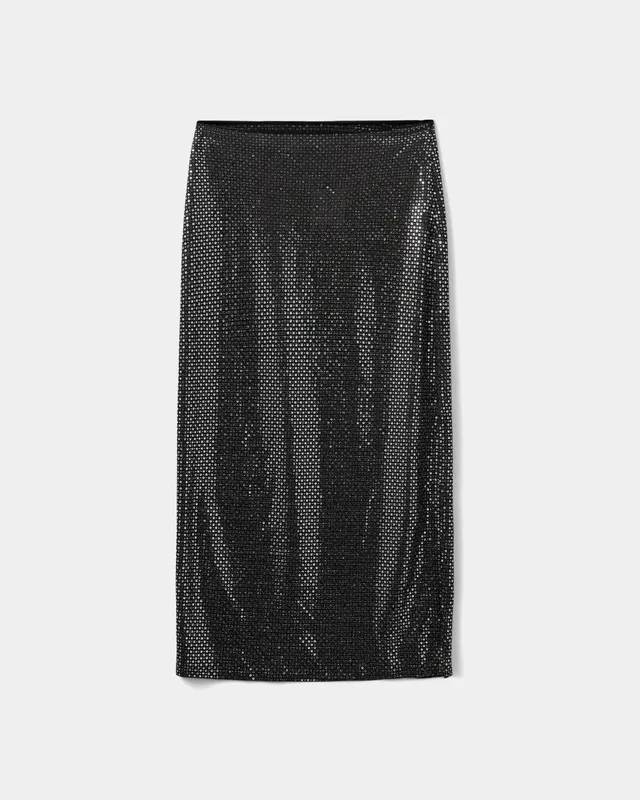 sofie-schnoor-women-starlasw-maxirock-schwarz-silber-pailletten image 1