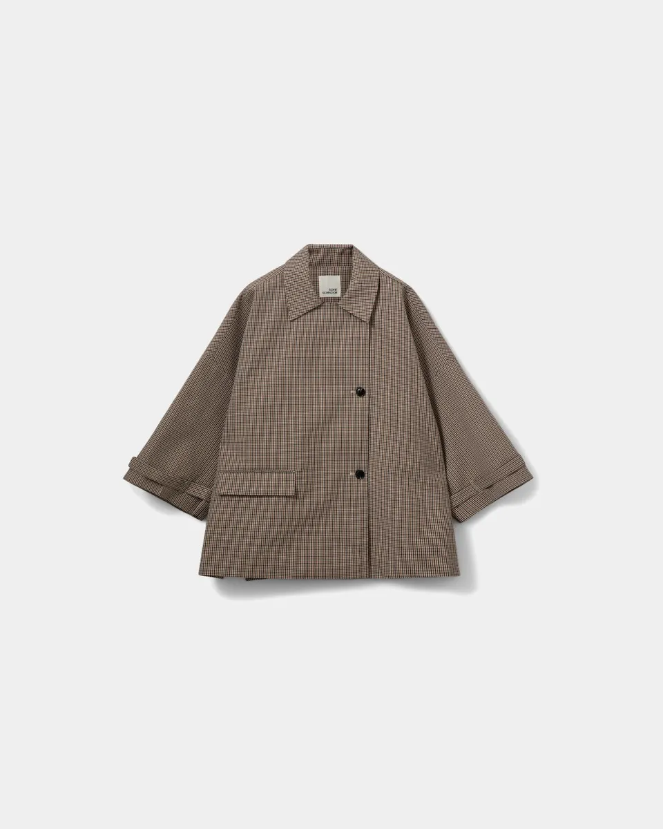sofie-schnoor-women-selinasw-jacke-karojacke-oversize-check image 1