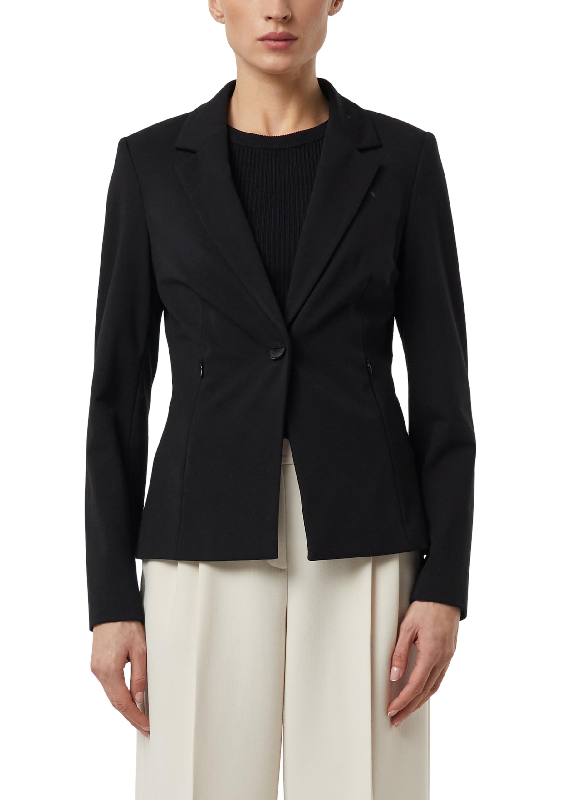 comma-jersey-blazer-tailliert-navy-5976-business image 1