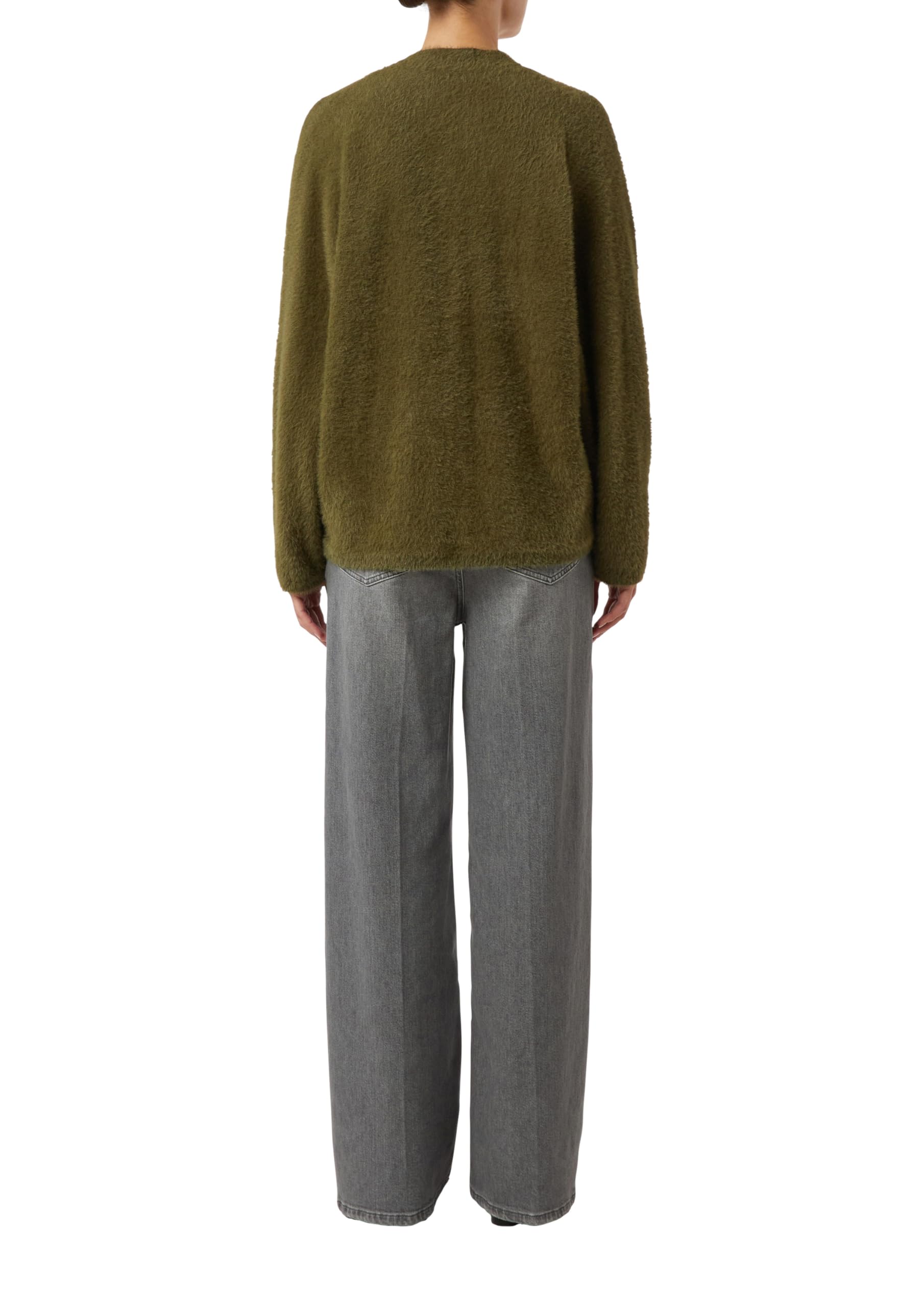 comma-cardigan-relaxed-fit-strick-olivgr-n-xs image 2