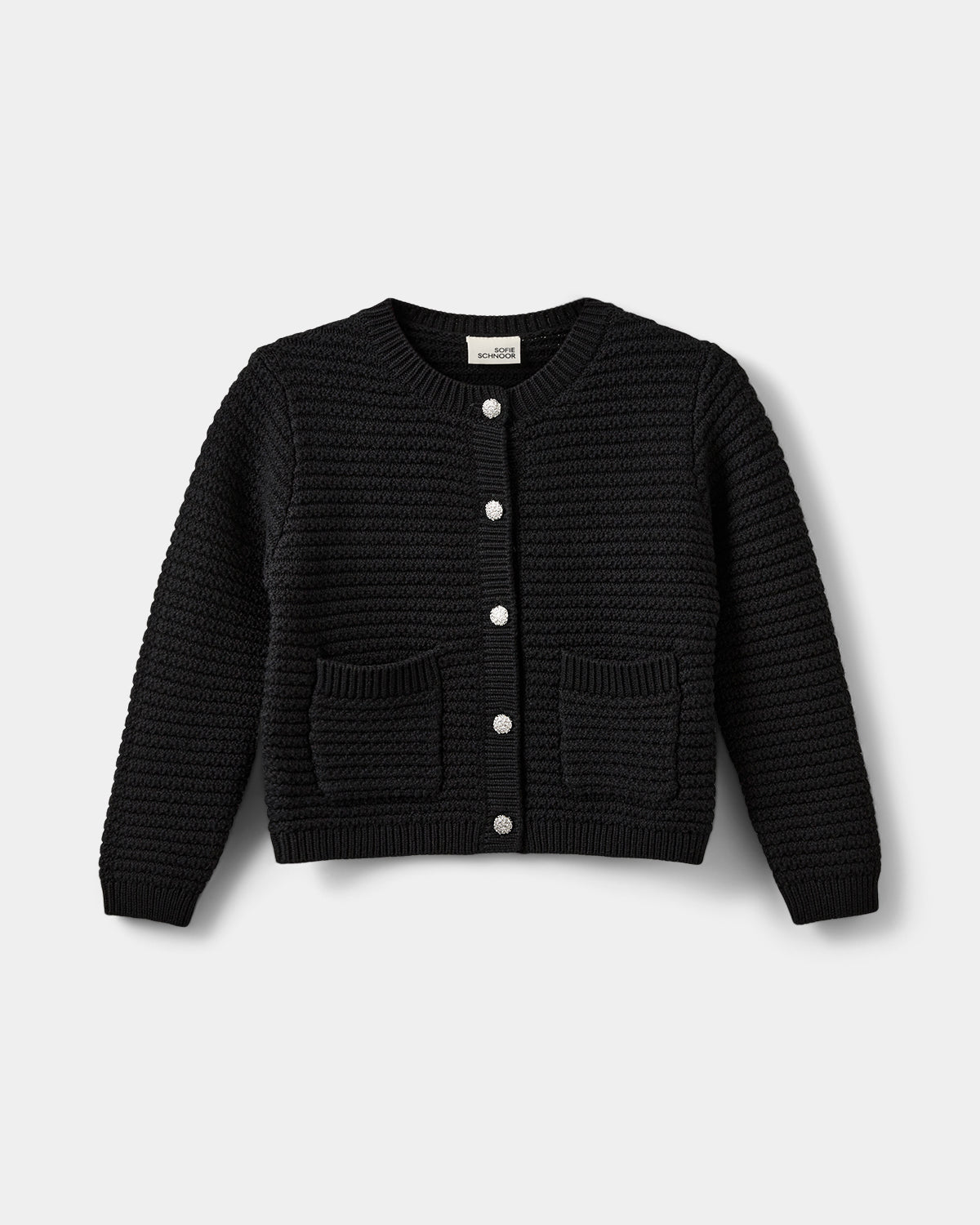 sofie-schnoor-kyra-cardigan-schwarz-baumwolle-gr-98-128 image 1