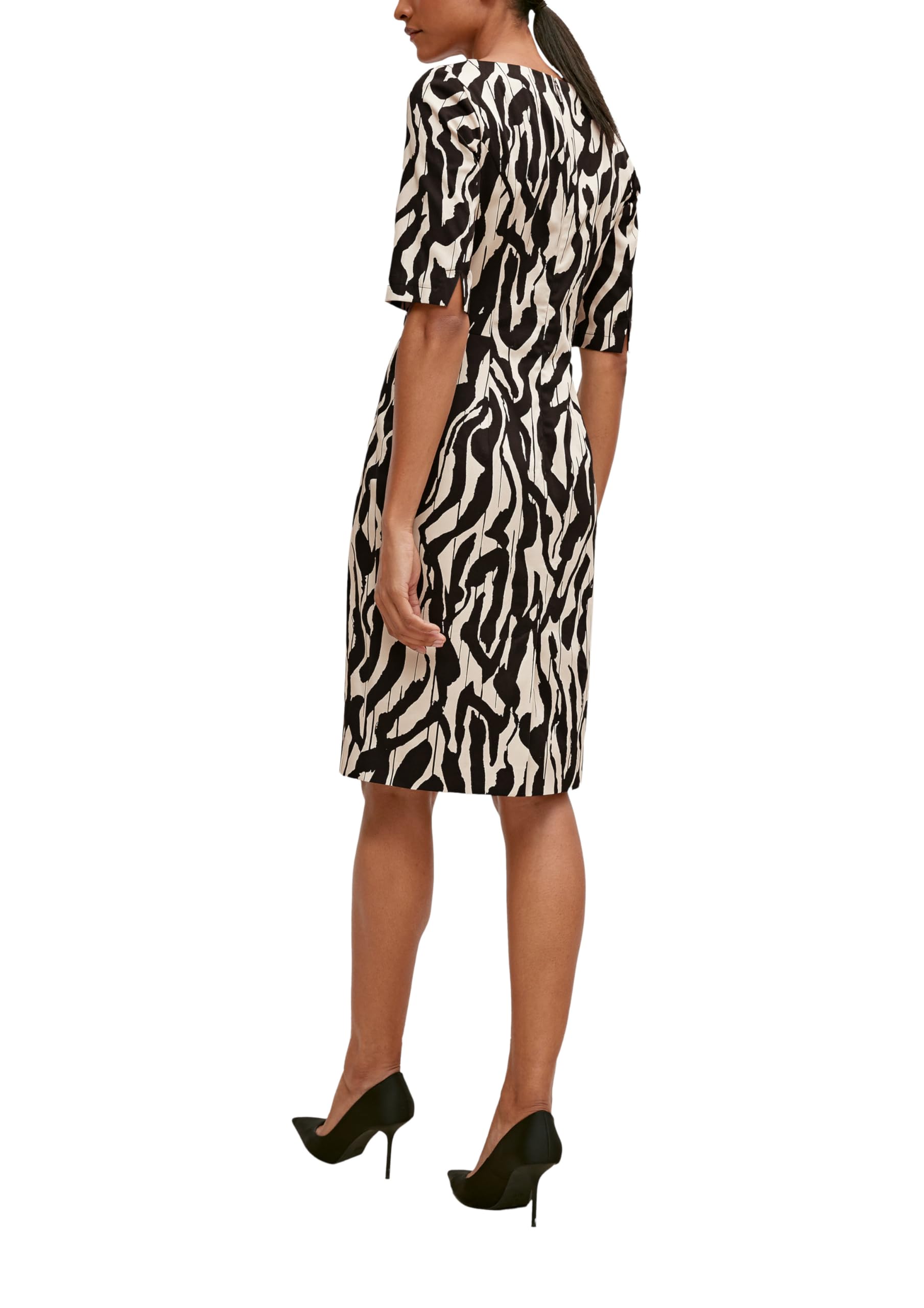 comma-allover-print-kleid-gr-36-gemustert-damen-kleid image 2