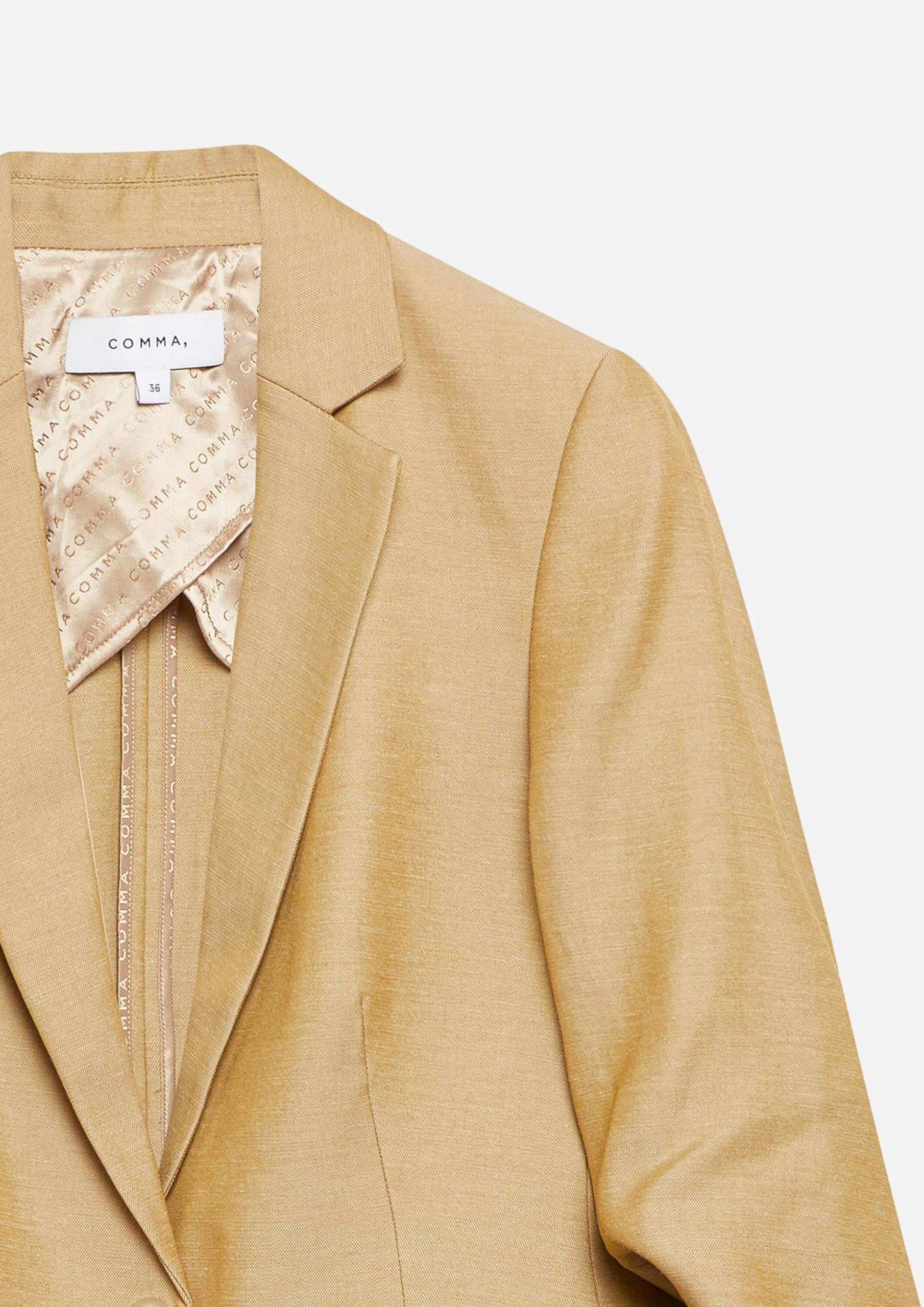 comma-blazers-blazer-regular-fit-reverskragen-3-4-rmel-gr-42-leinen image 5