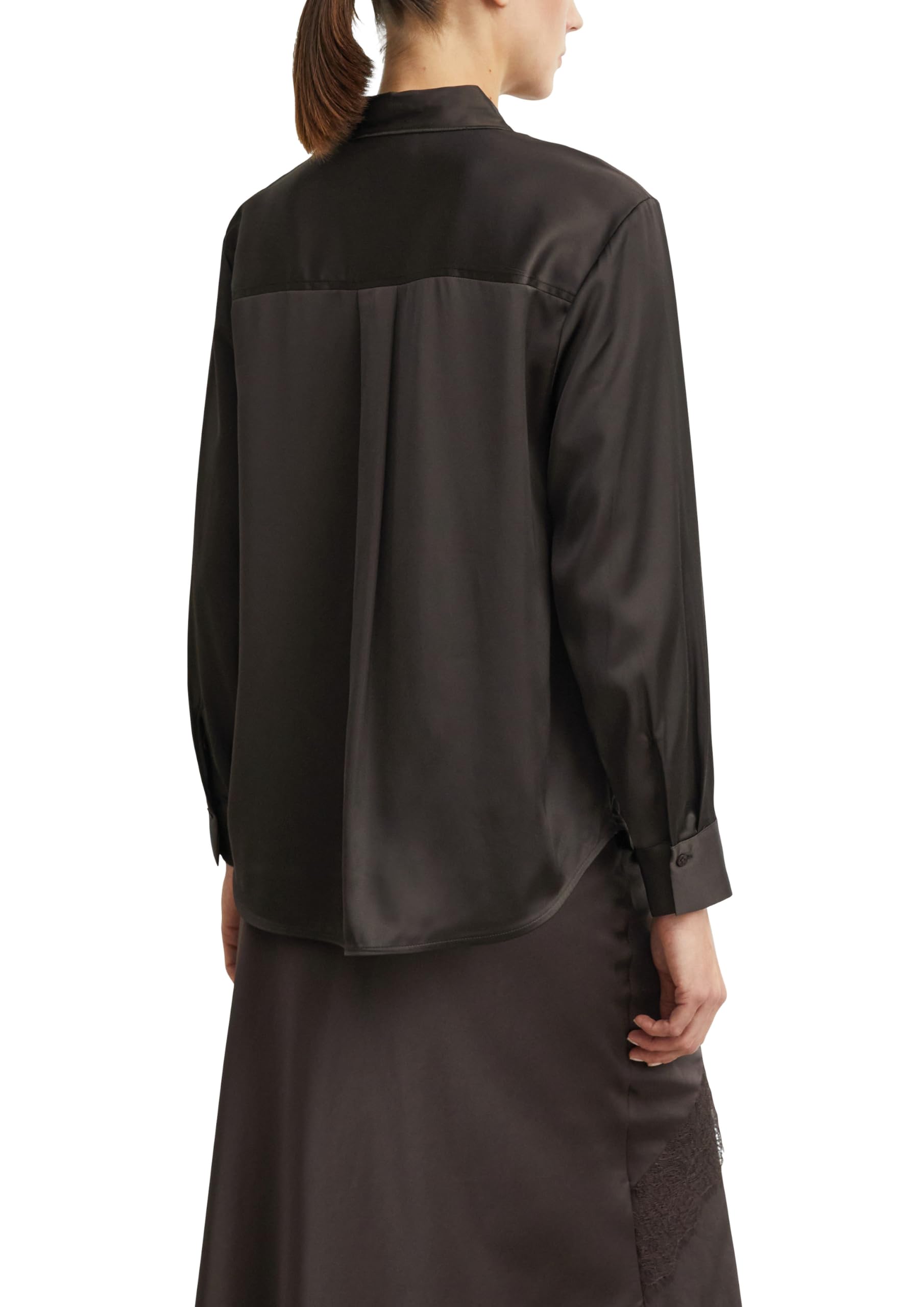 comma-blouses-hemdbluse-satin-regular-fit-langarm image 2
