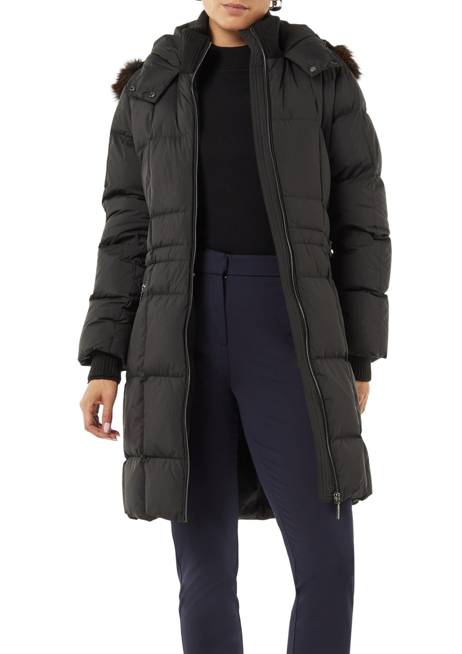 comma-daunenparka-mit-kunstfell-und-kapuze-steppmantel image 7