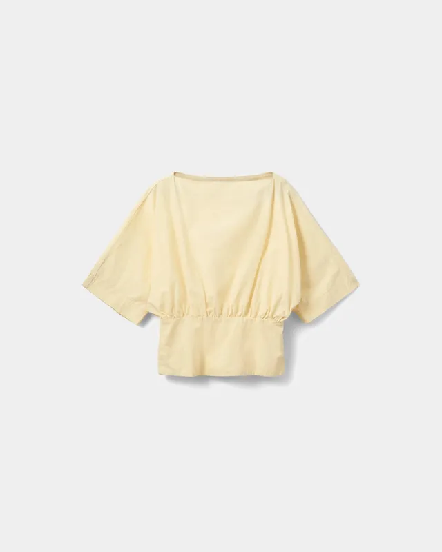 sofie-schnoor-women-mikkasw-boat-neck-bluse-hellgelb-baumwolle image 1