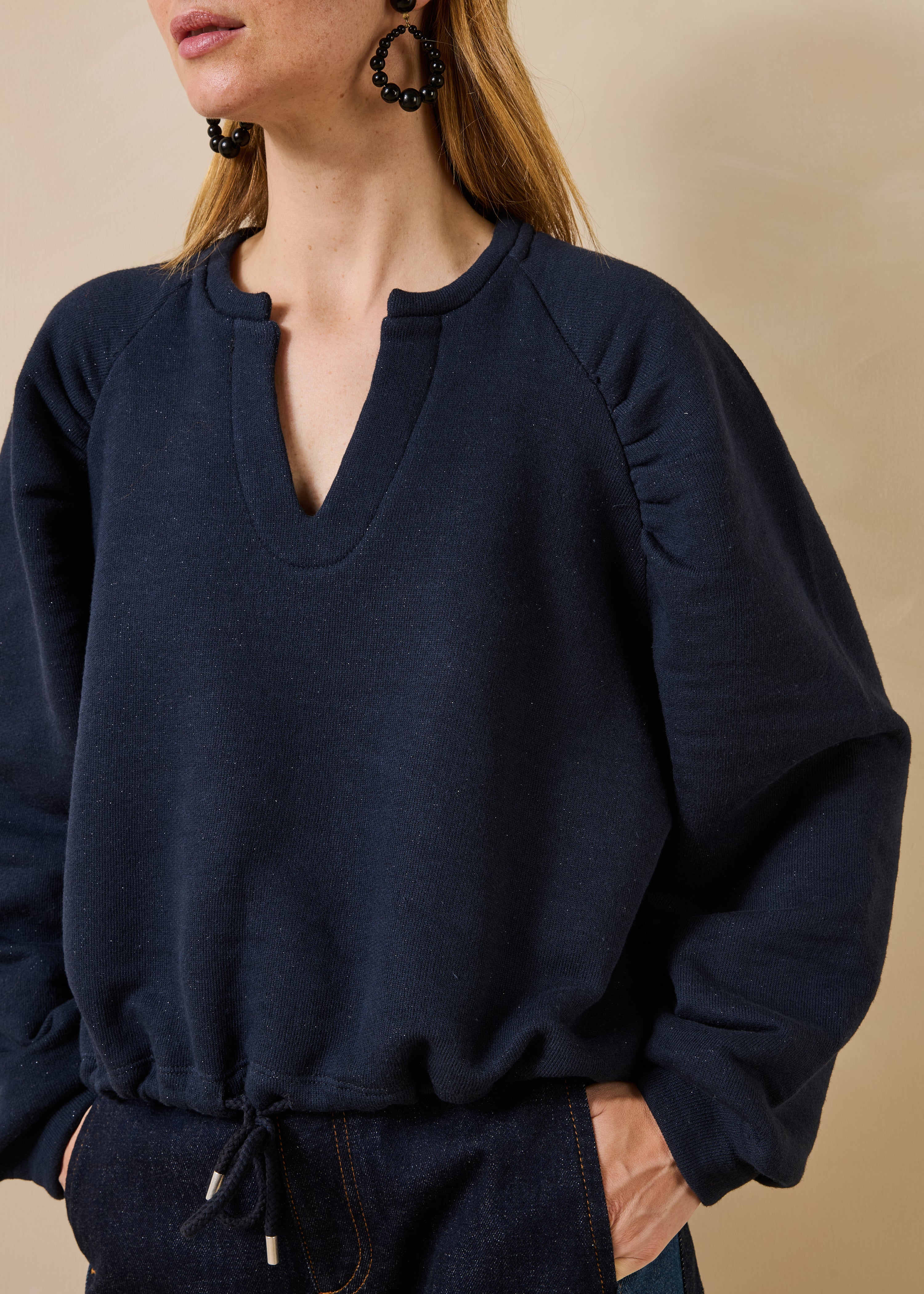 la-f-e-marabout-e-grifon-sweatshirt-marine-bio-baumwolle image 5
