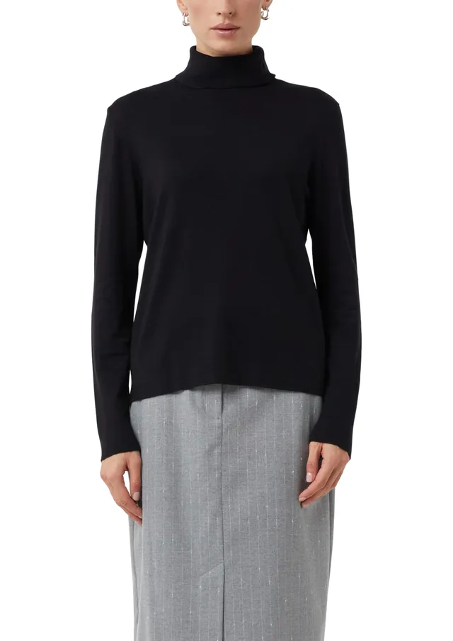 comma-rollkragenpullover-logo-strickpullover-gr-n image 1